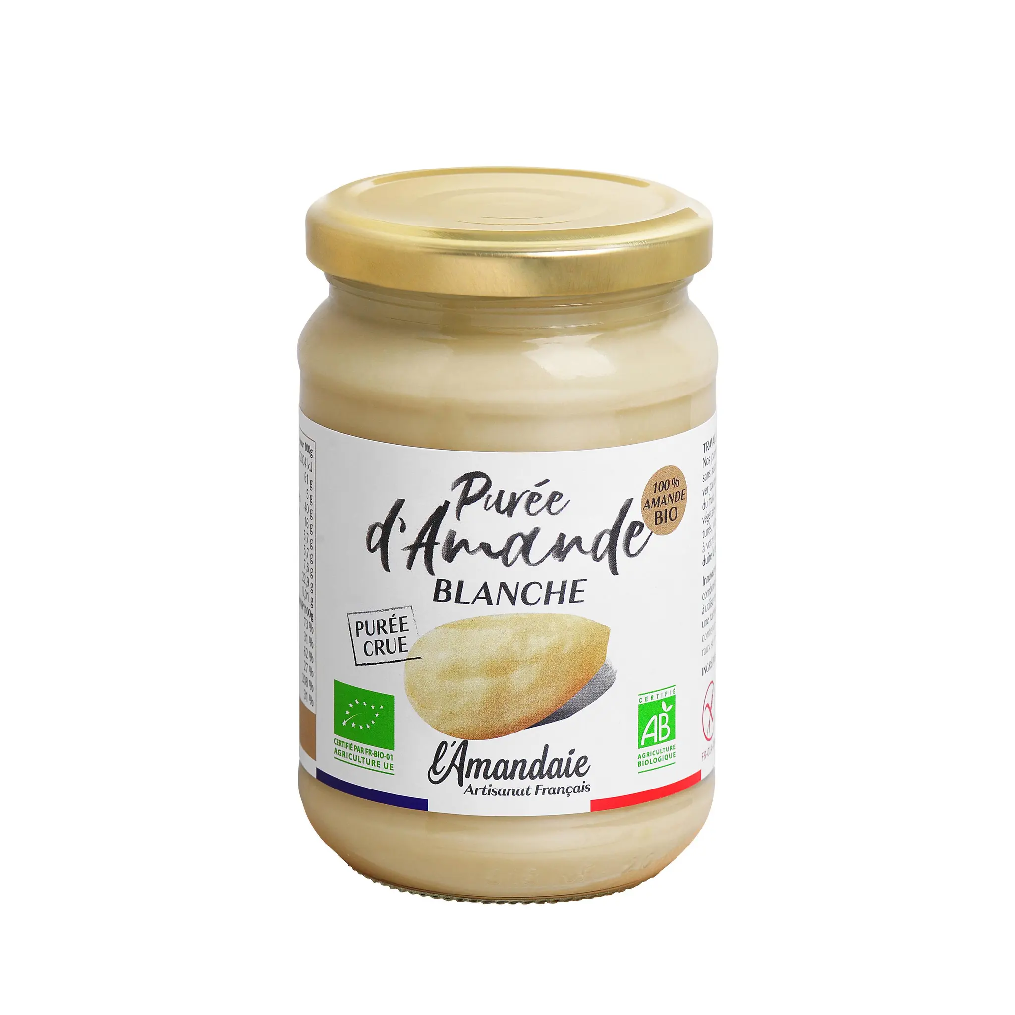 L'AMANDAIE Purée d'amande complète bio