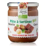 LUCIEN GEORGELIN Pâte à tartiner bio aux noisettes et cacao sans huile de palme