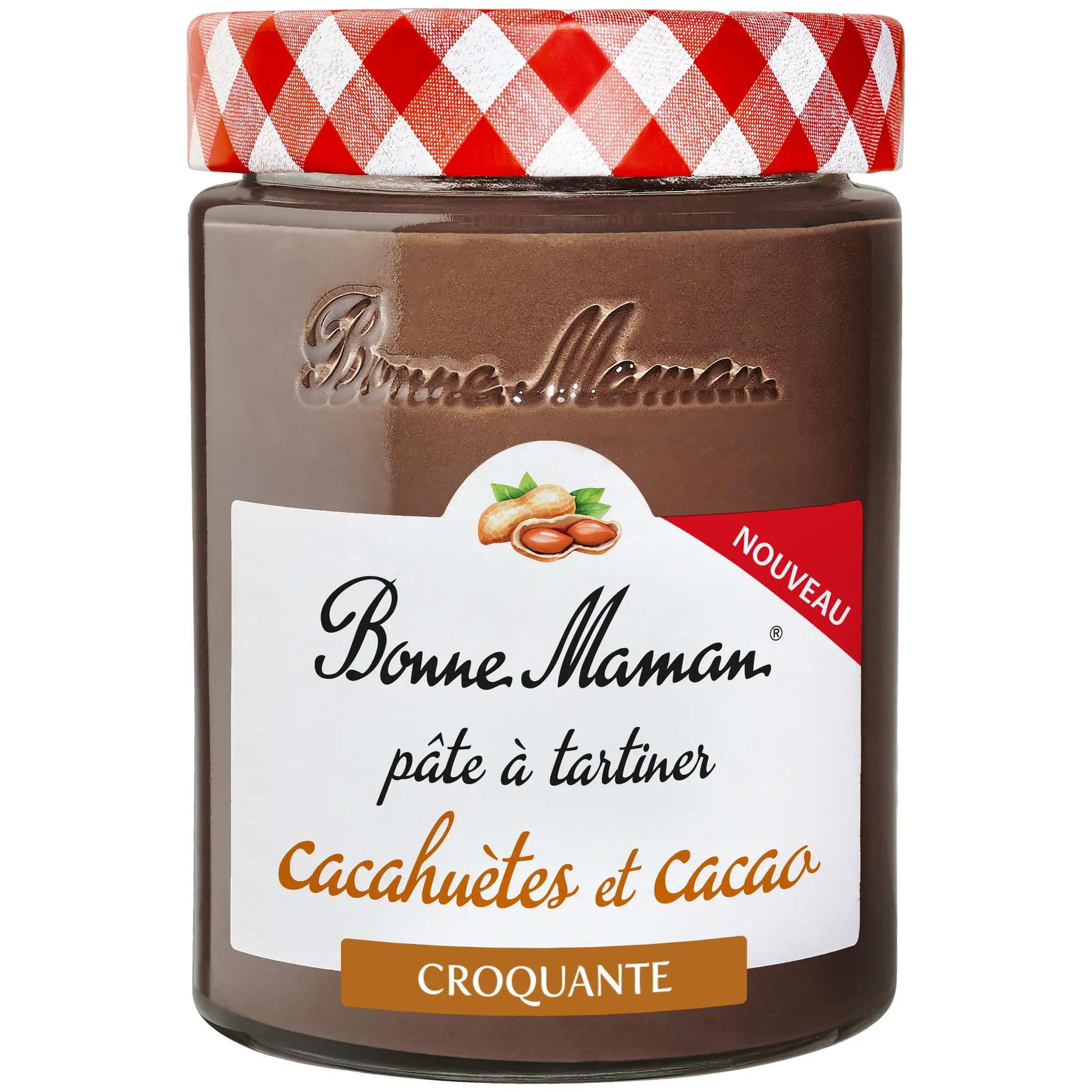 BONNE MAMAN Pâte à tartiner cacahuètes et cacao