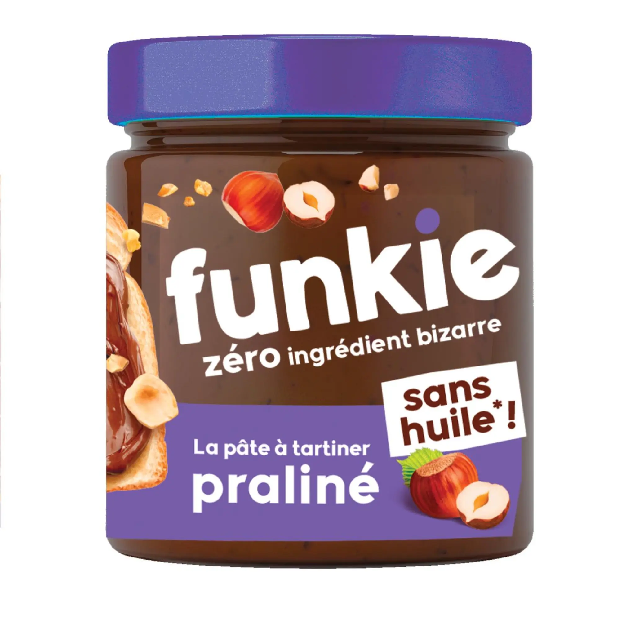 FUNKIE Pâte à tartiner bio onctueuse praliné