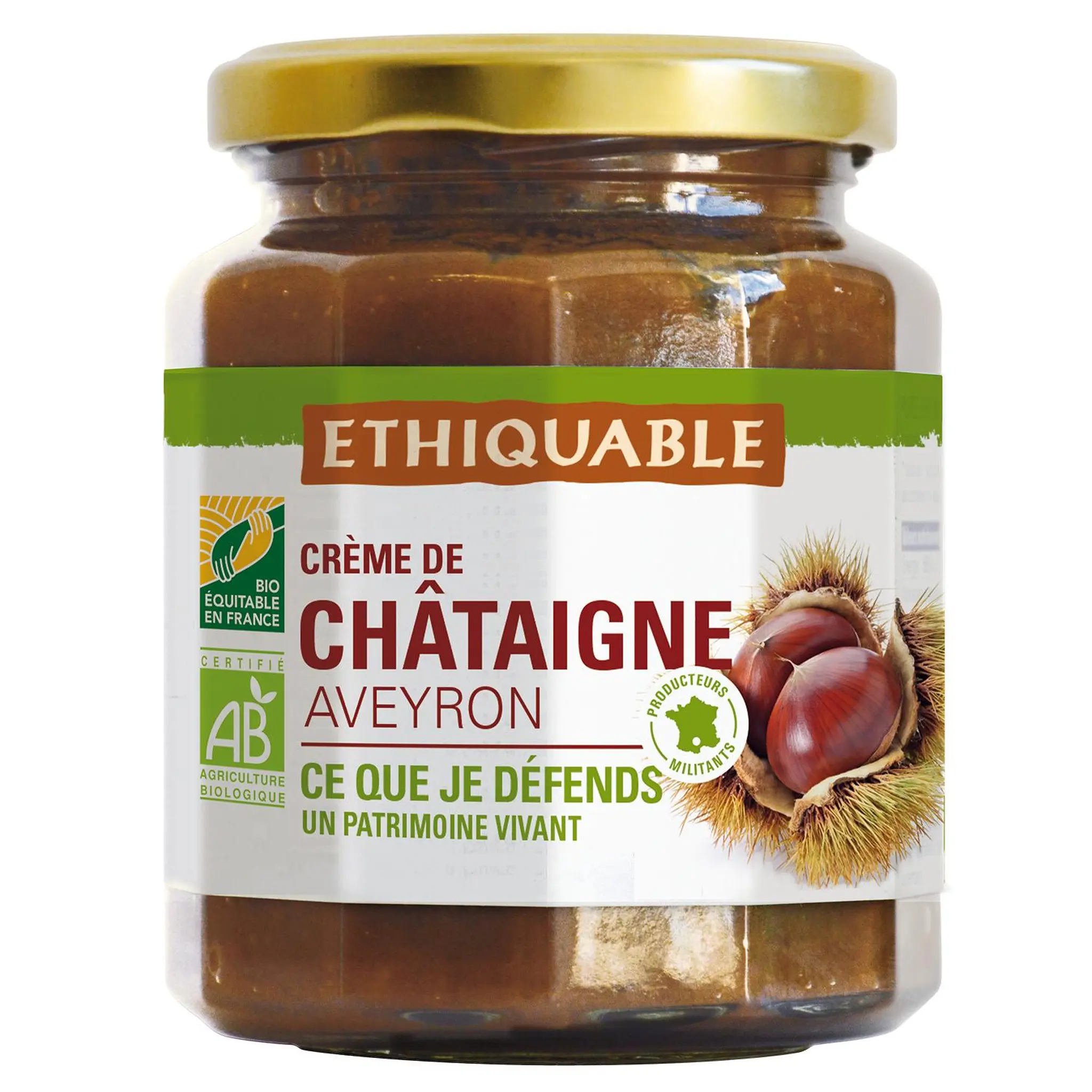 PAYSANS D'ICI Crème bio de châtaignes de l'Ardèche