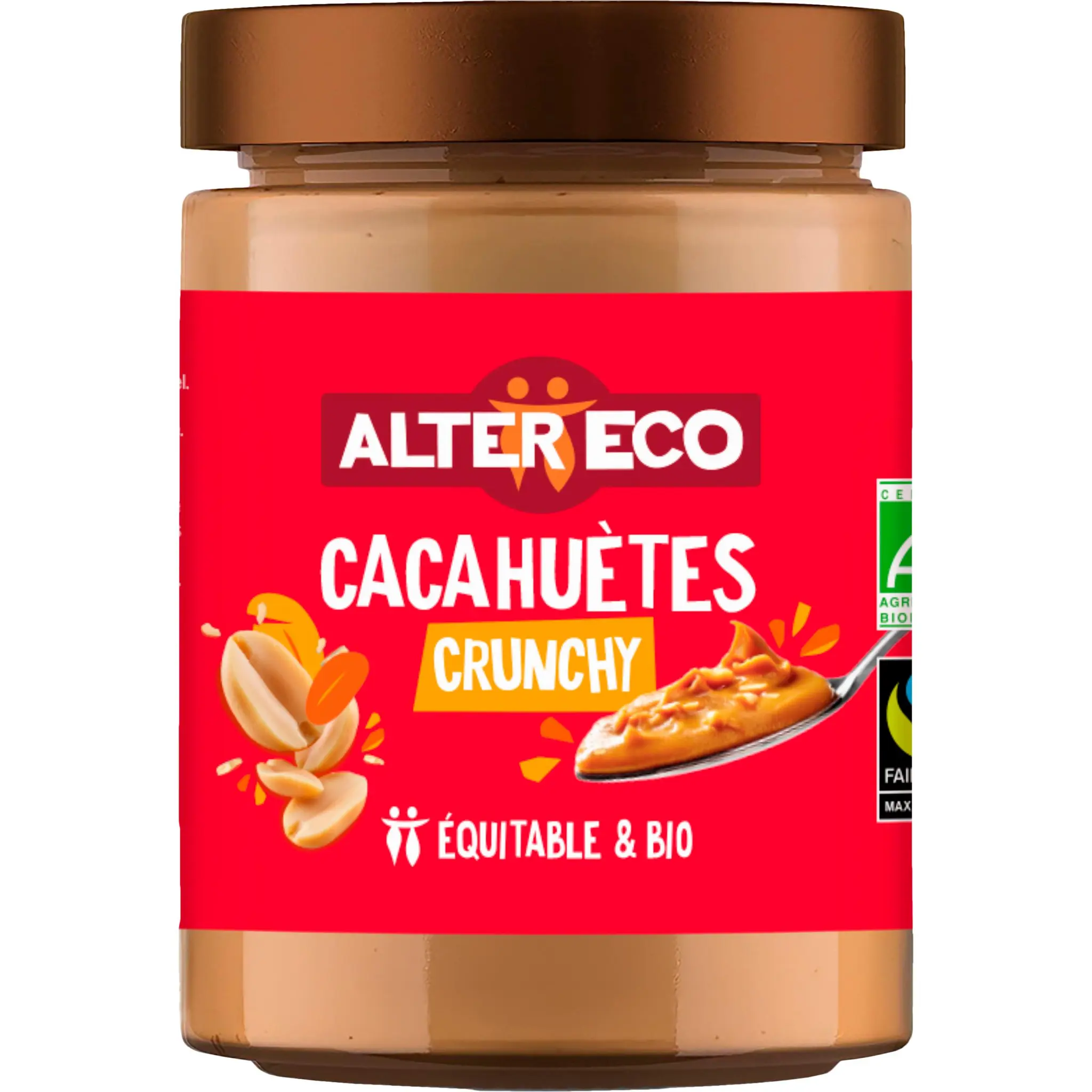 ALTER ECO Beurre de cacahuètes crunchy bio