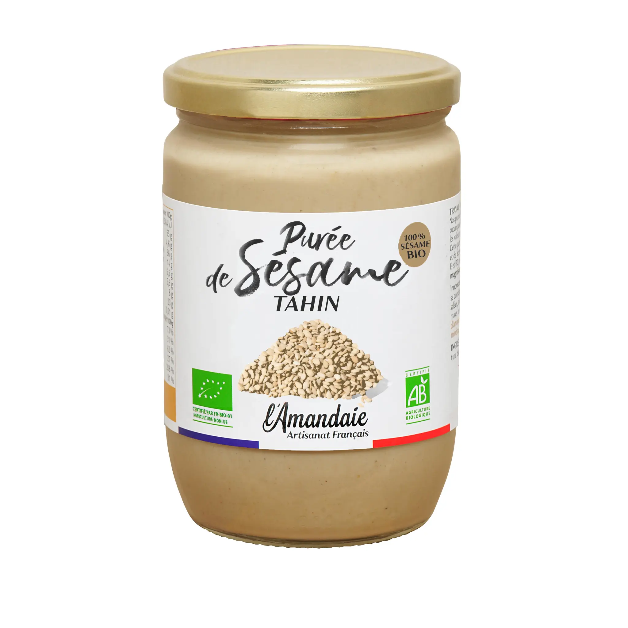 L'AMANDAIE Purée de sésame tahin bio