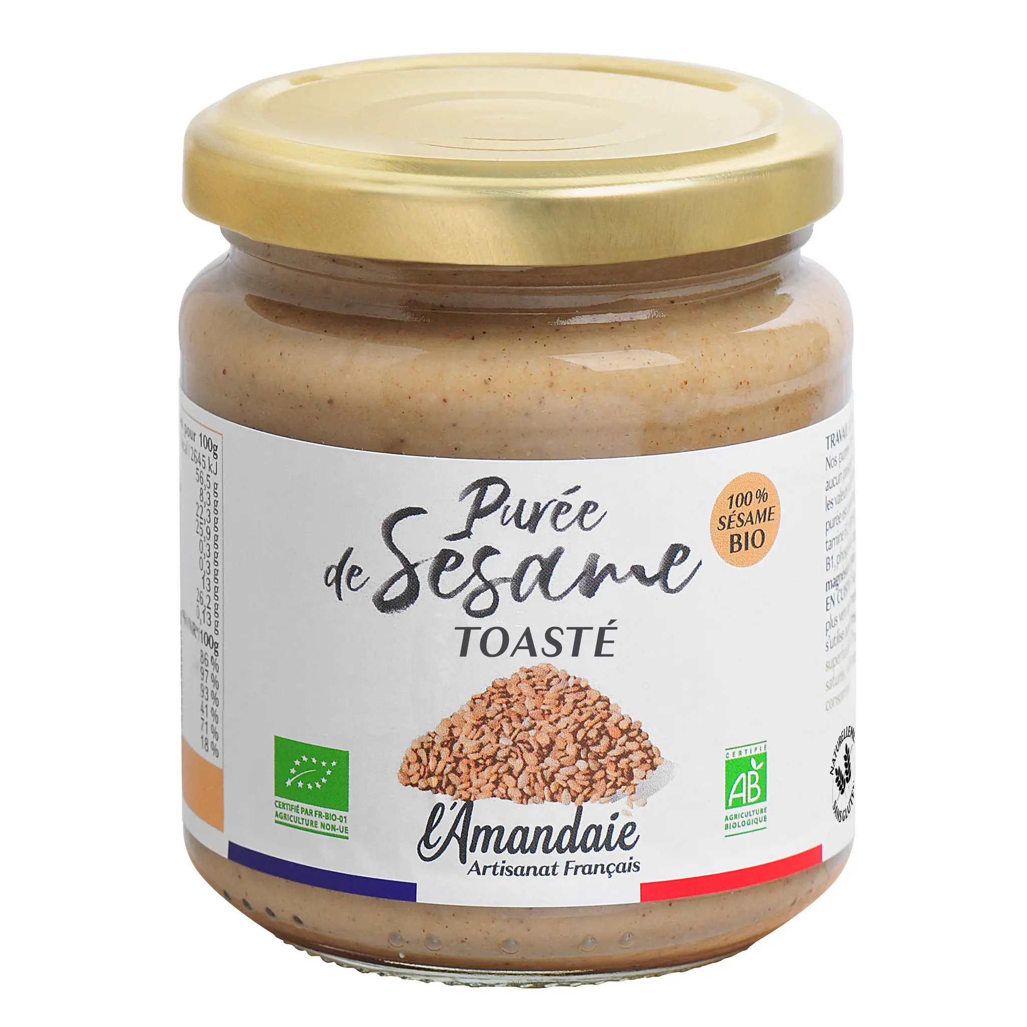 L'AMANDAIE Purée de sésame complet bio
