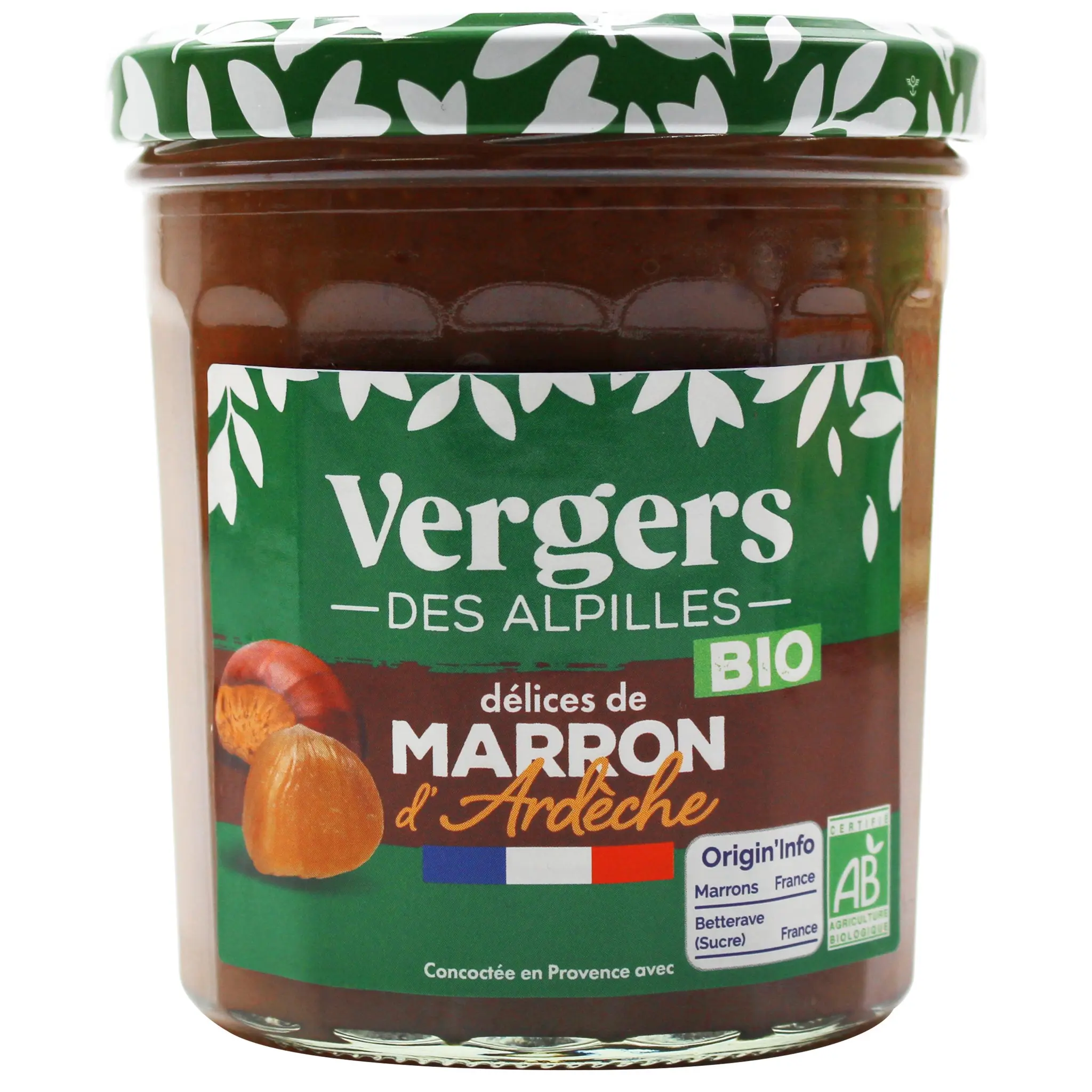 VERGERS DES ALPILLES Délices de marrons d'Ardèche bio