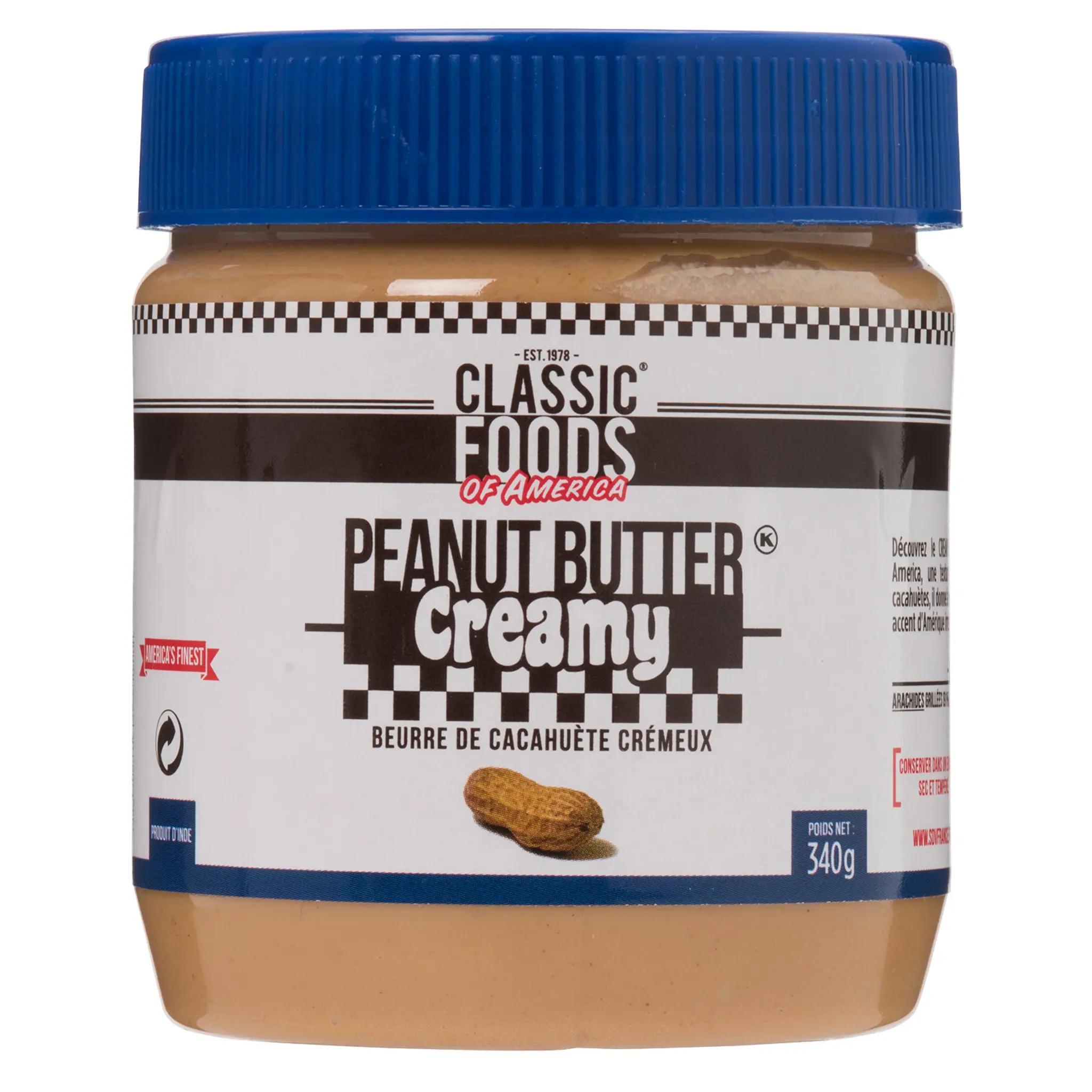 CLASSIC FOODS OF AMERICA Beurre de cacahuète crémeux