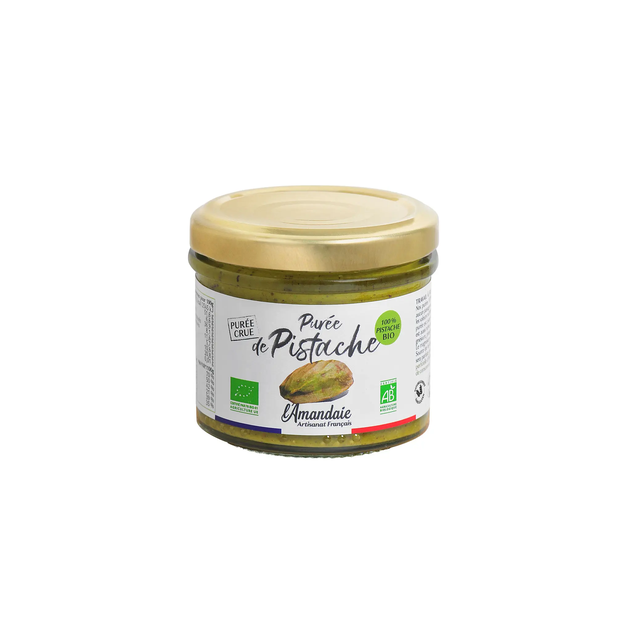 L'AMANDAIE Purée de pistache bio