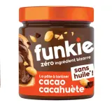 FUNKIE Pâte à tartiner bio onctueuse cacao cacahuète