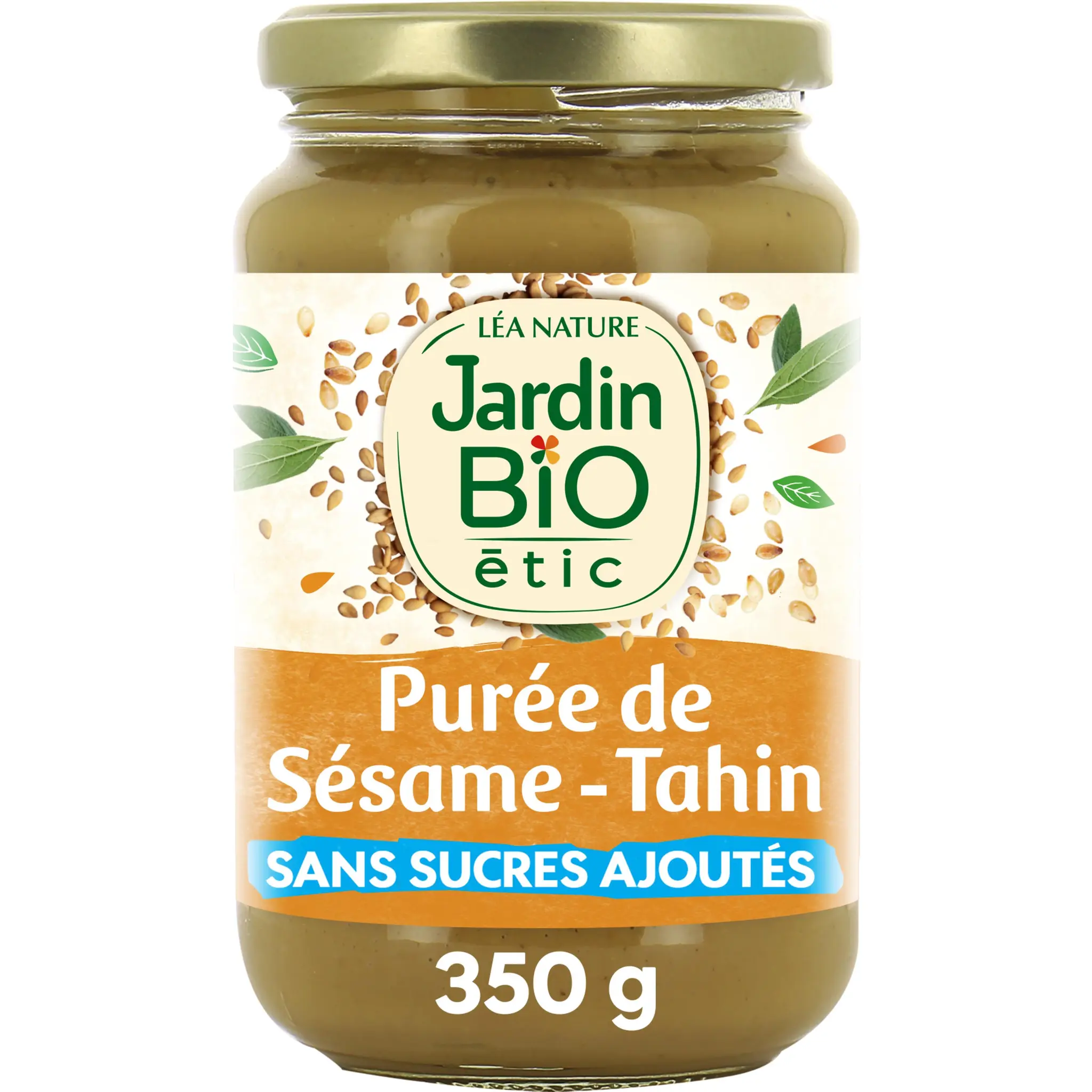 JARDIN BIO ETIC Purée de sésame et tahin sans sucres ajoutés en bocal