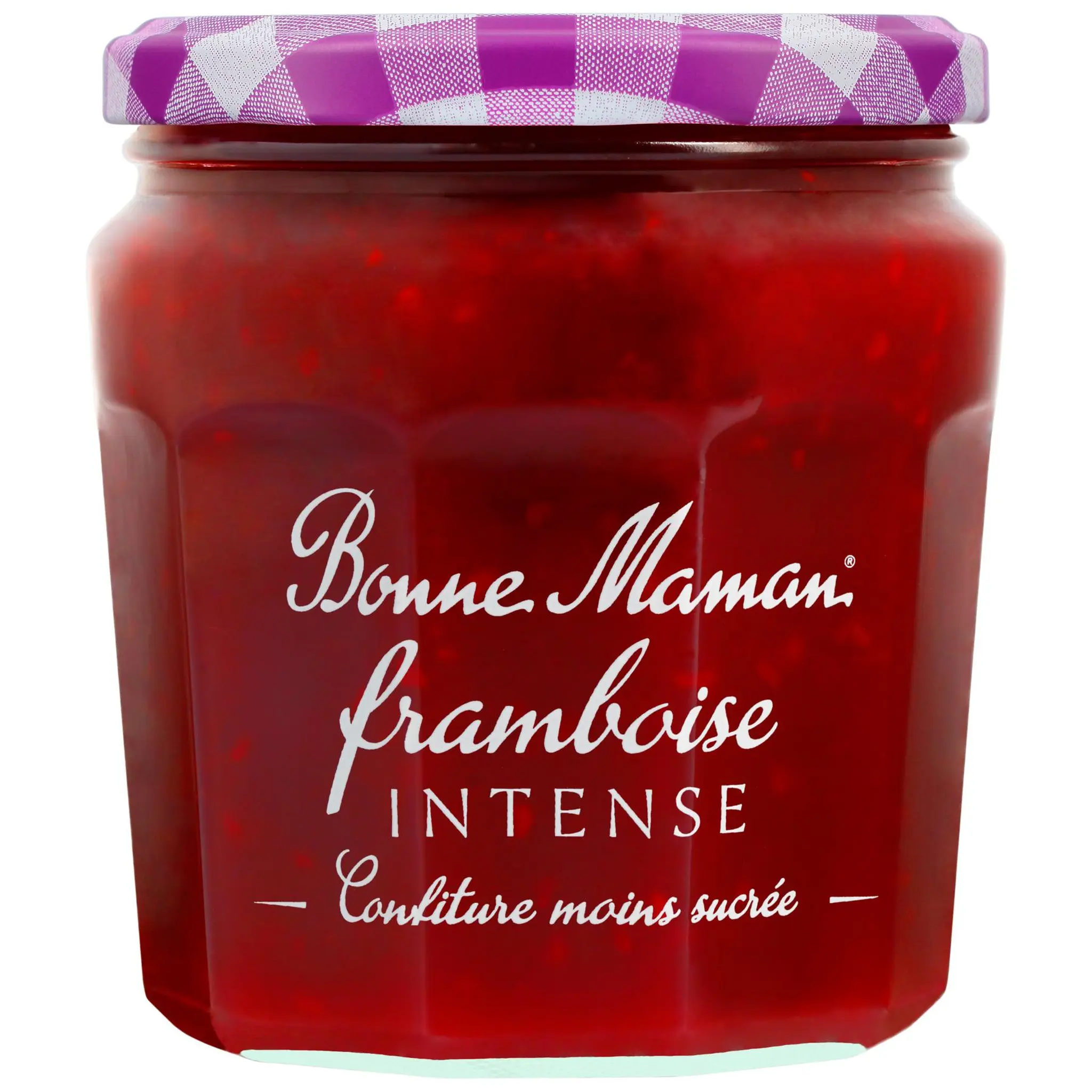 BONNE MAMAN Intense confiture de framboise moins sucrée