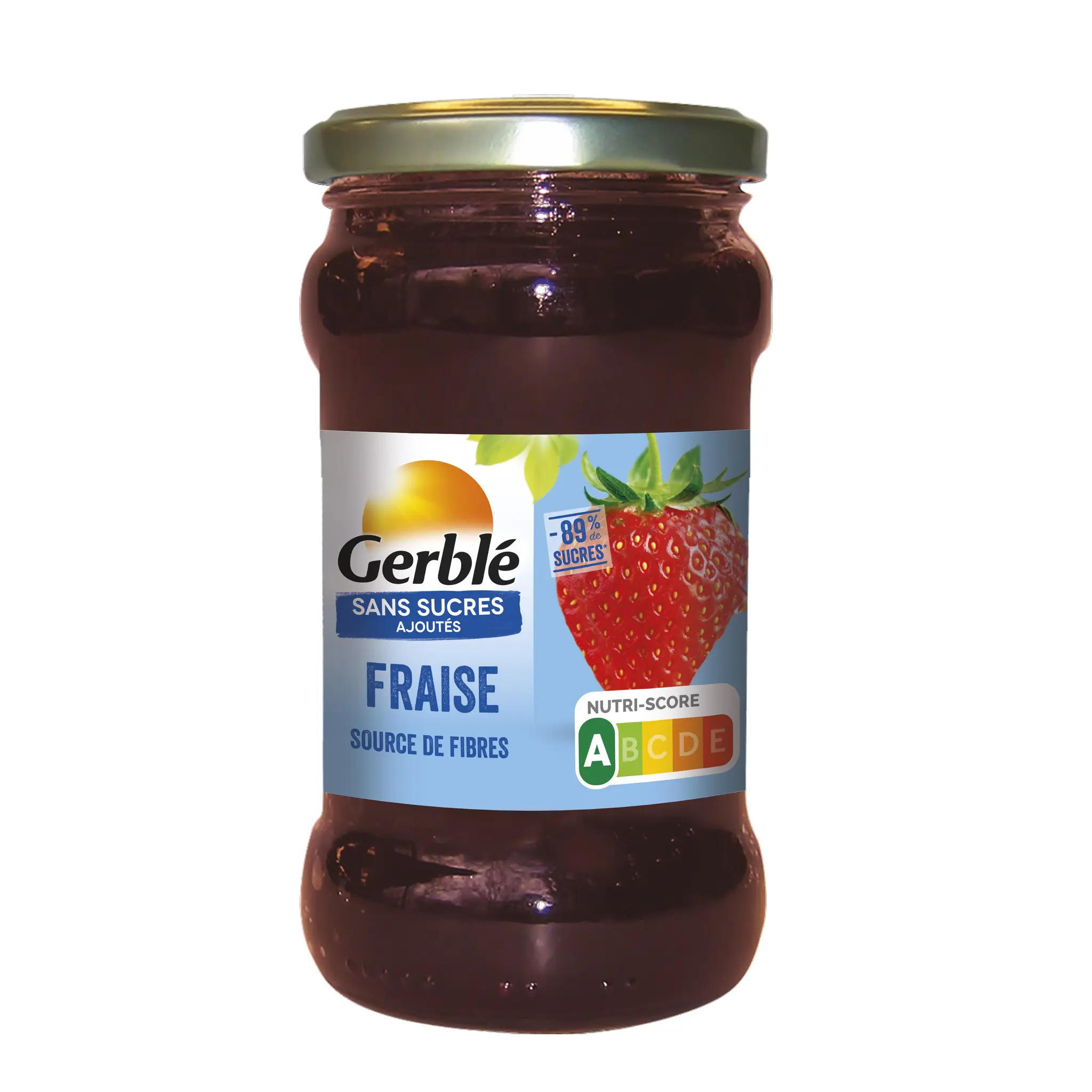 GERBLE Confiture fraise sans sucres ajoutés