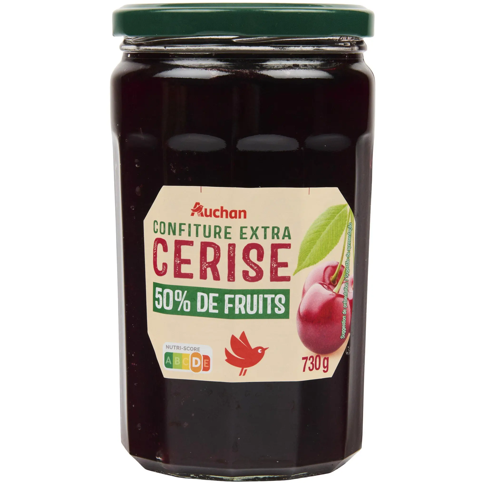 AUCHAN Confiture extra cerise