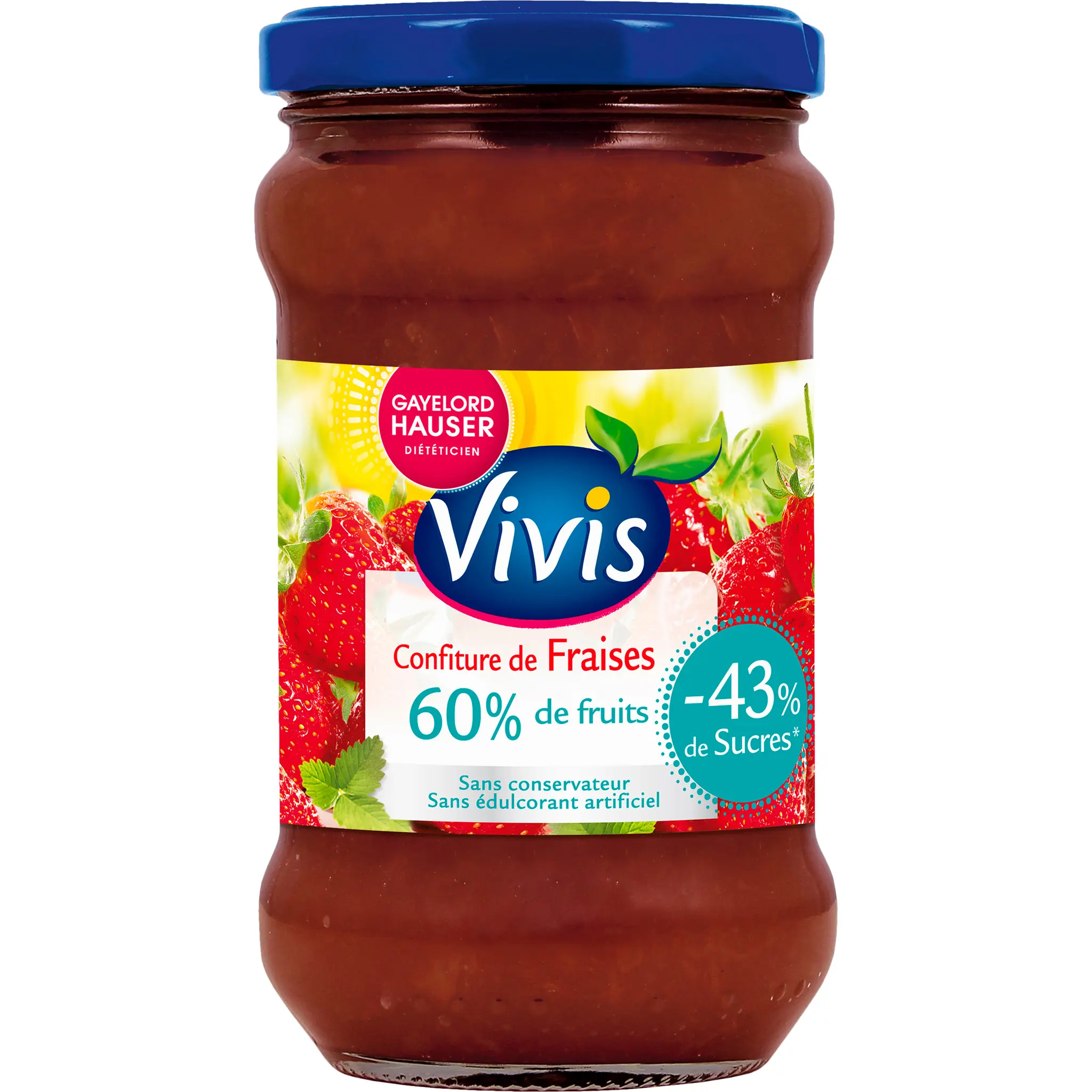 GAYELORD HAUSER Confiture de fraises au fructose