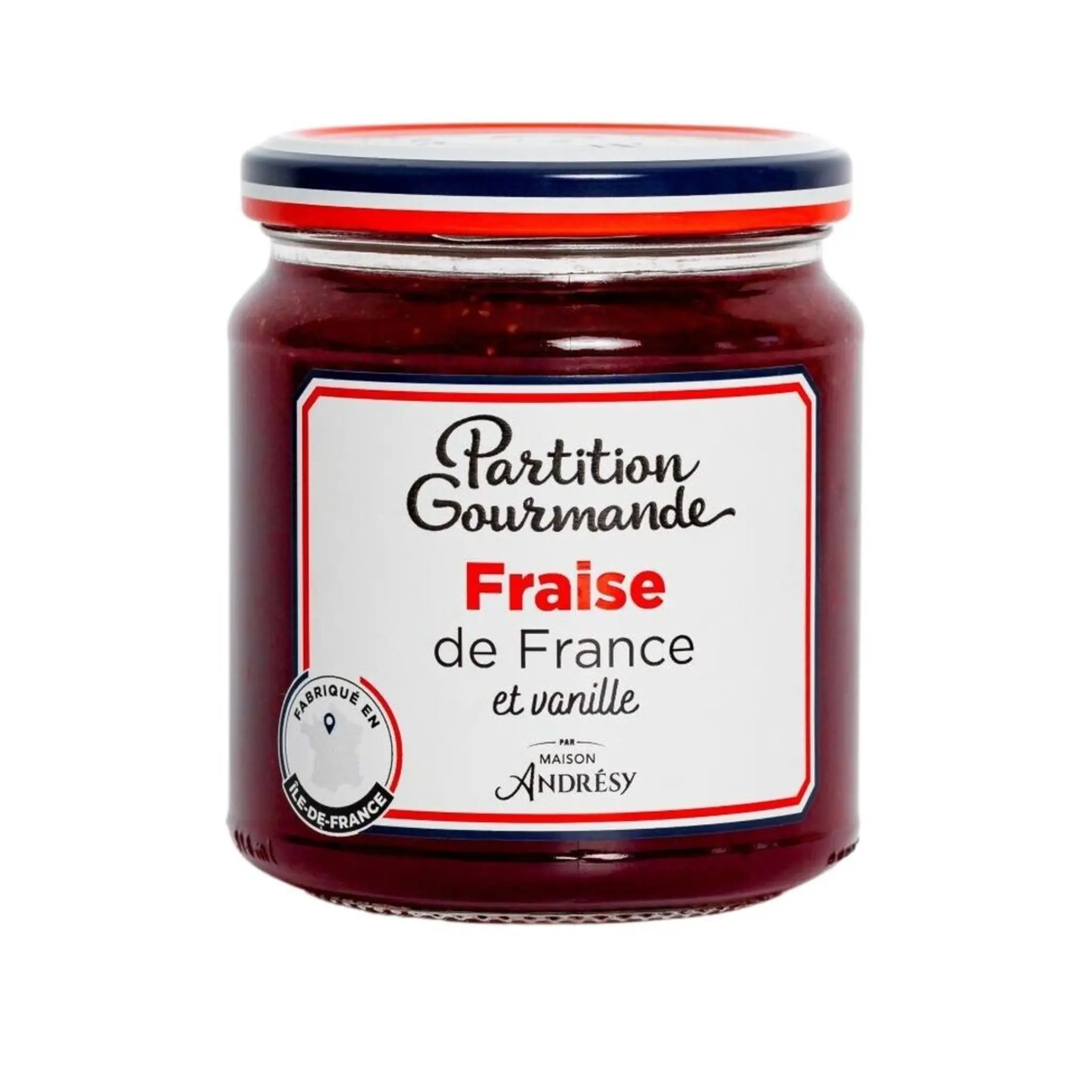 PARTITION GOURMANDE Confiture aux fraises de France et vanille