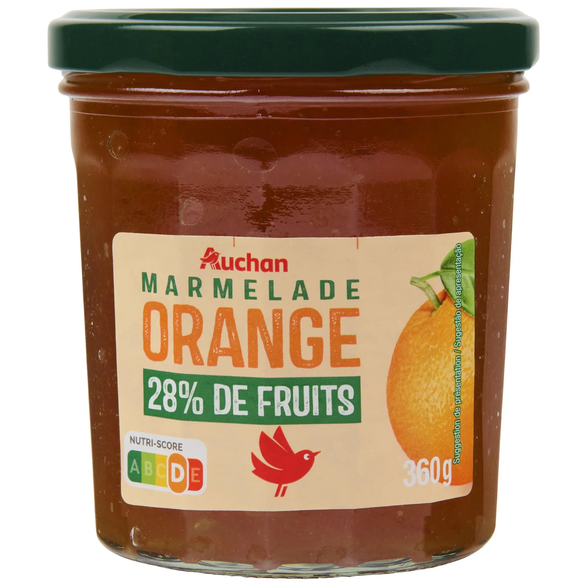 AUCHAN Marmelade d'orange