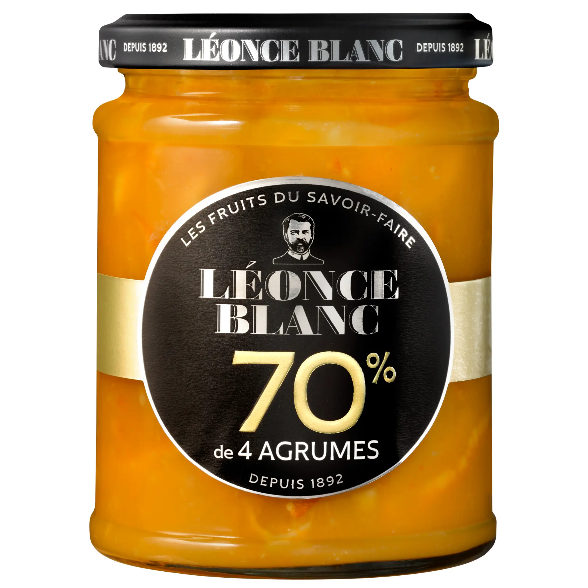 LEONCE BLANC Confiture de 4 agrumes 70%