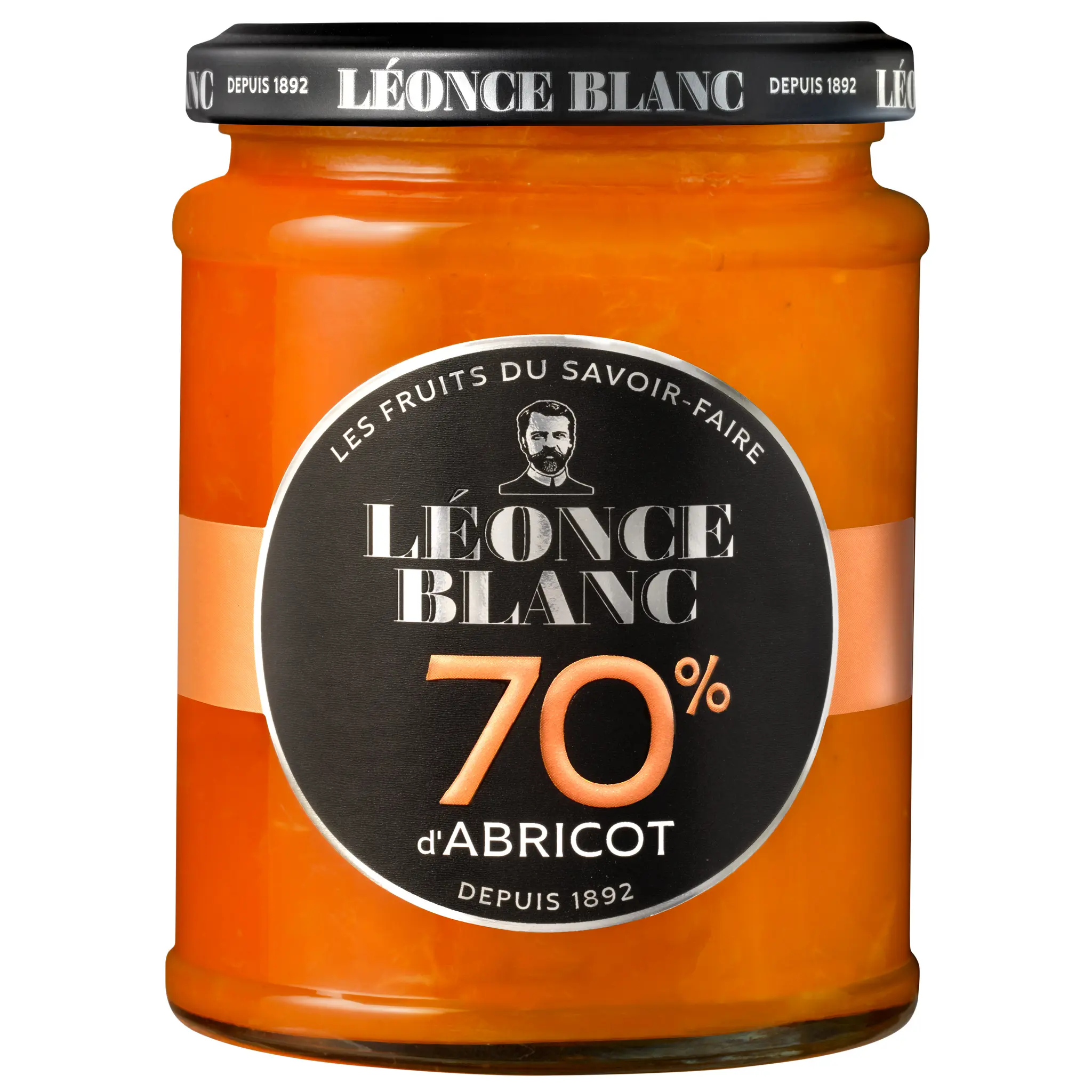 LEONCE BLANC Confiture d'abricot 70 %