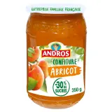 ANDROS Confiture d'abricots allégée en sucres