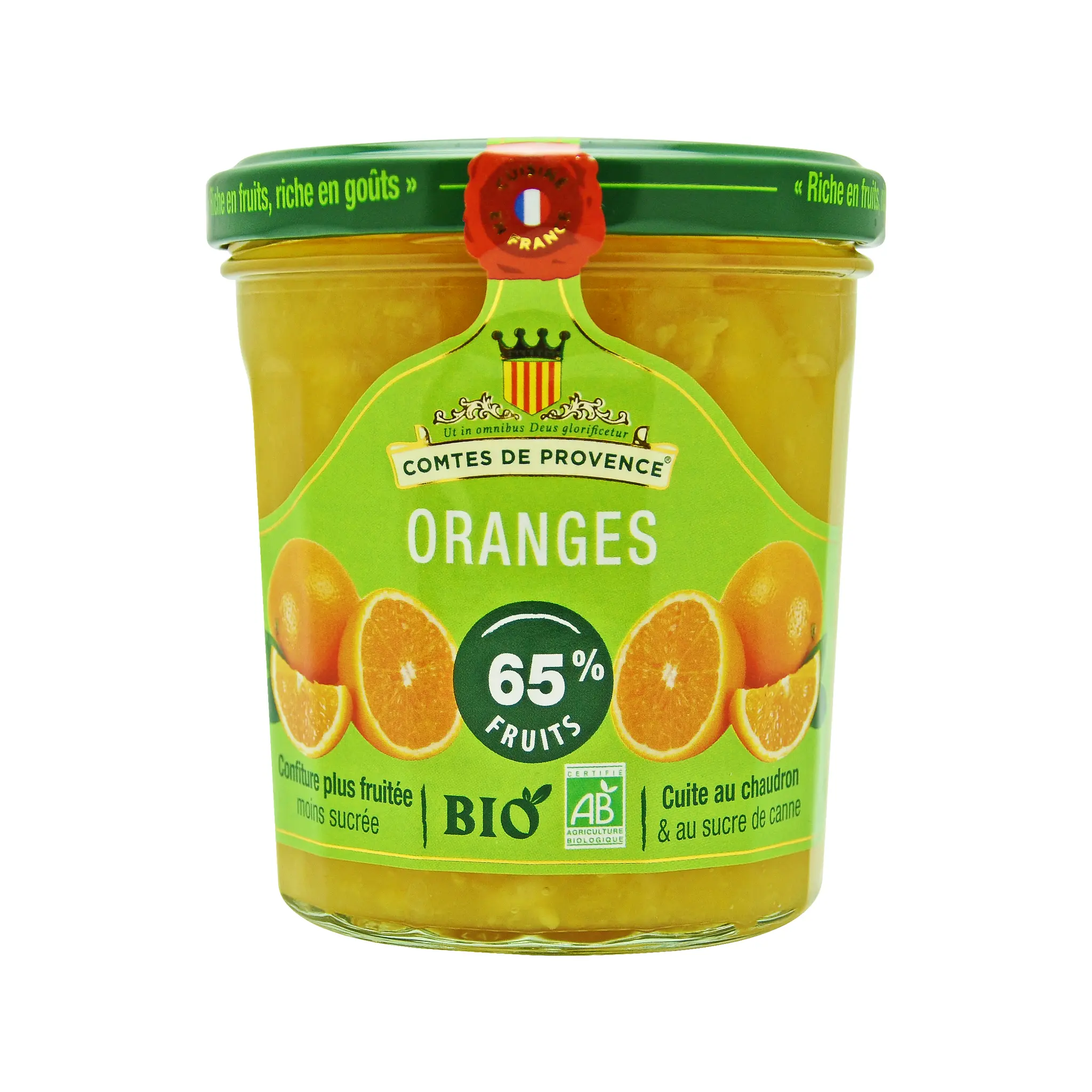 LES COMTES DE PROVENCE Confiture d'oranges bio