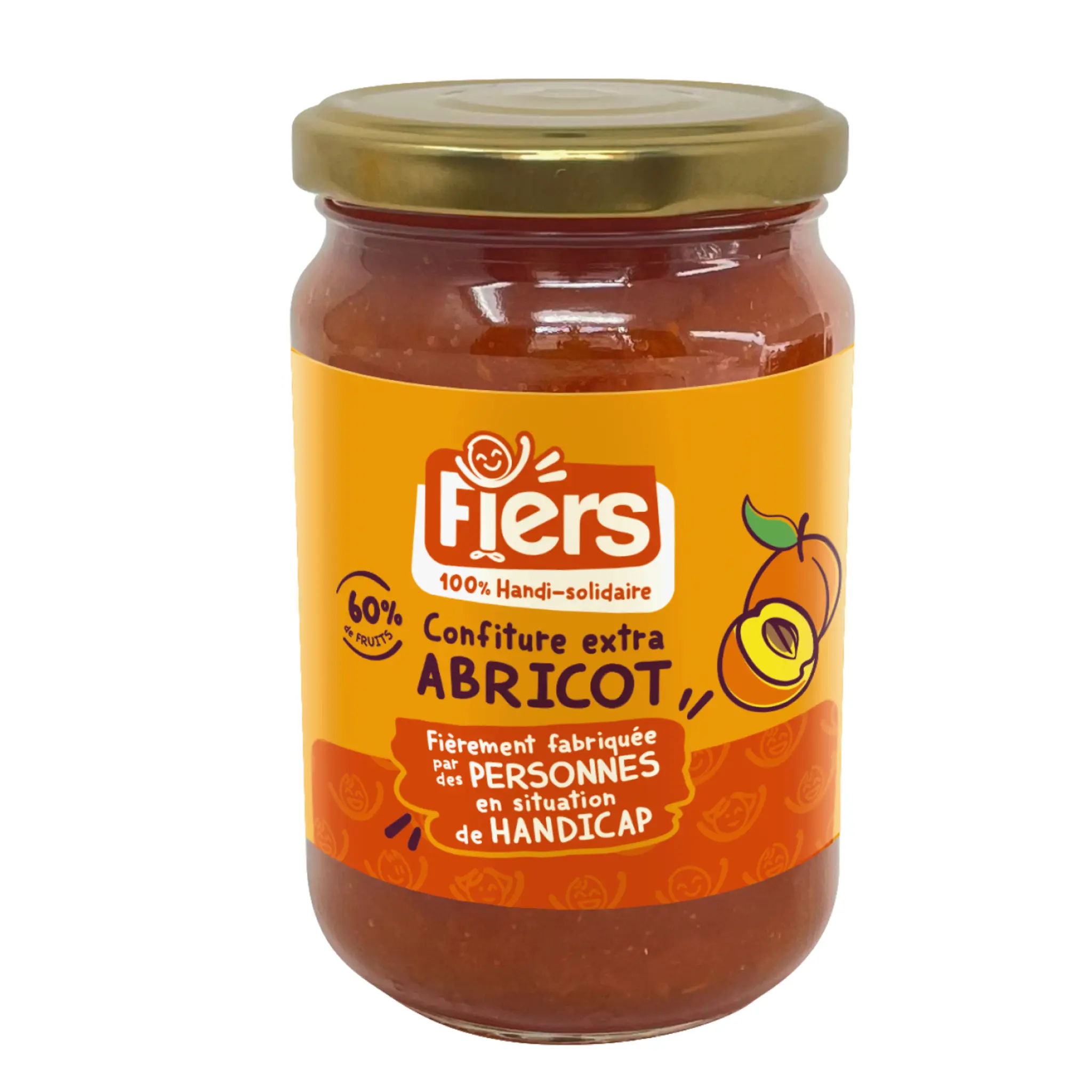 FIERS Confiture extra abricot 60% de fruits