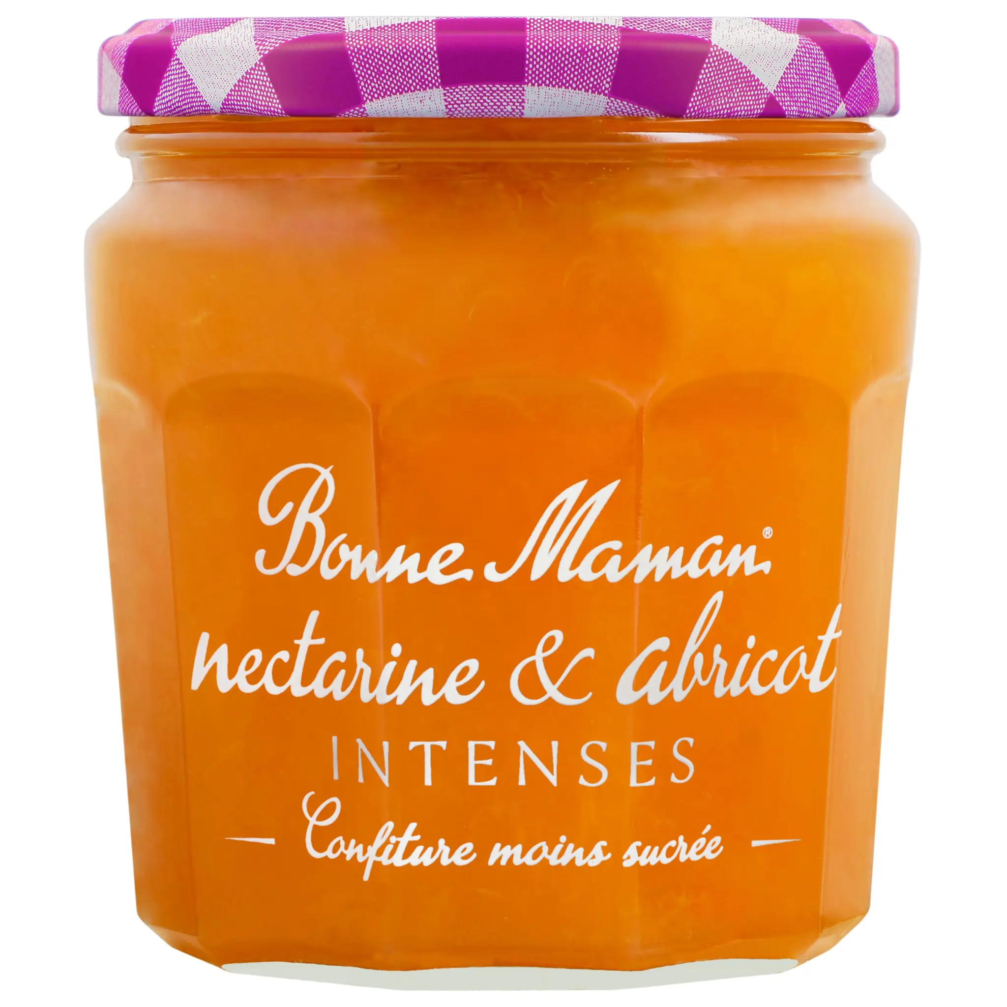 BONNE MAMAN Intenses Confiture extra de nectarines et abricots allégée