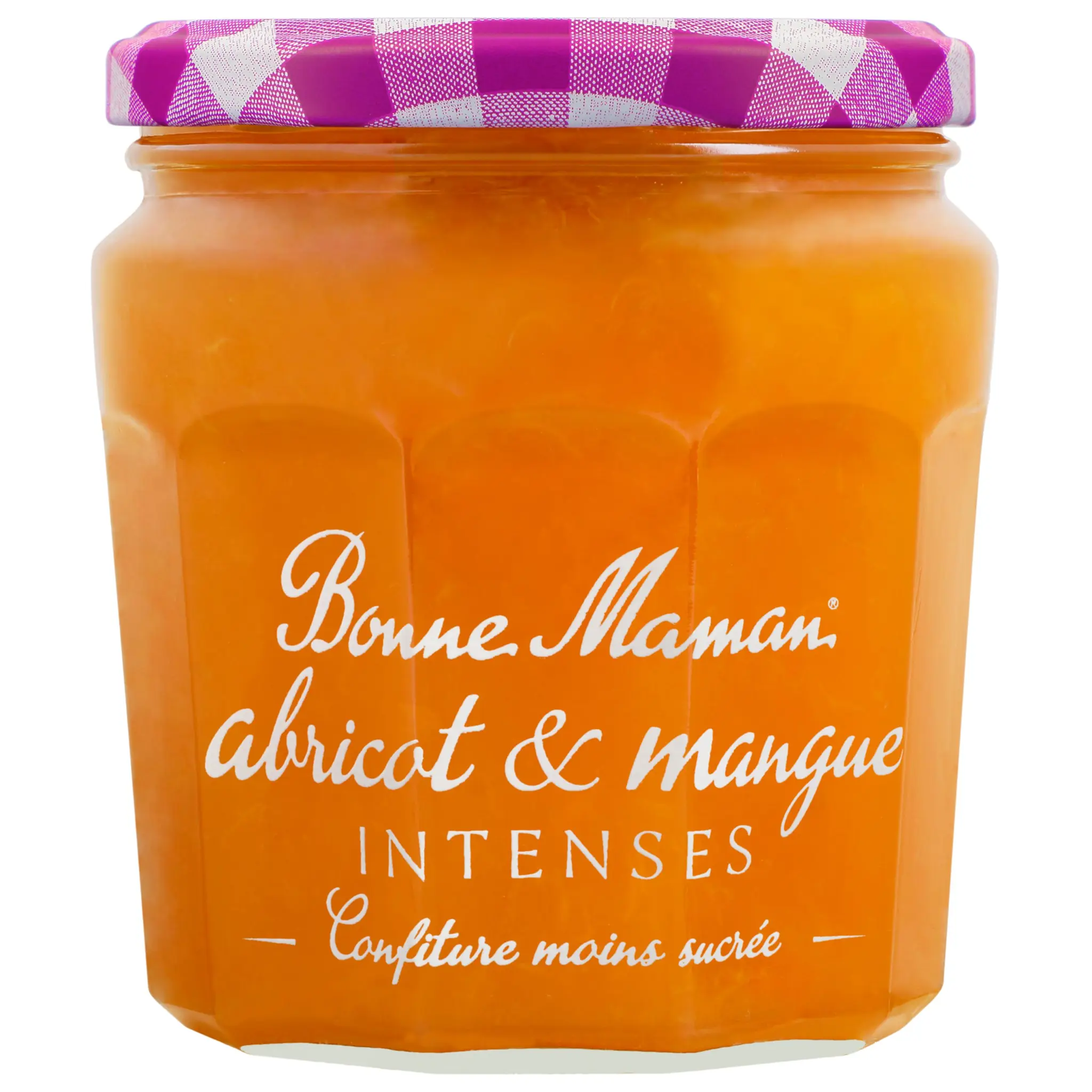 BONNE MAMAN Confiture abricot et mangue intenses moins sucrée