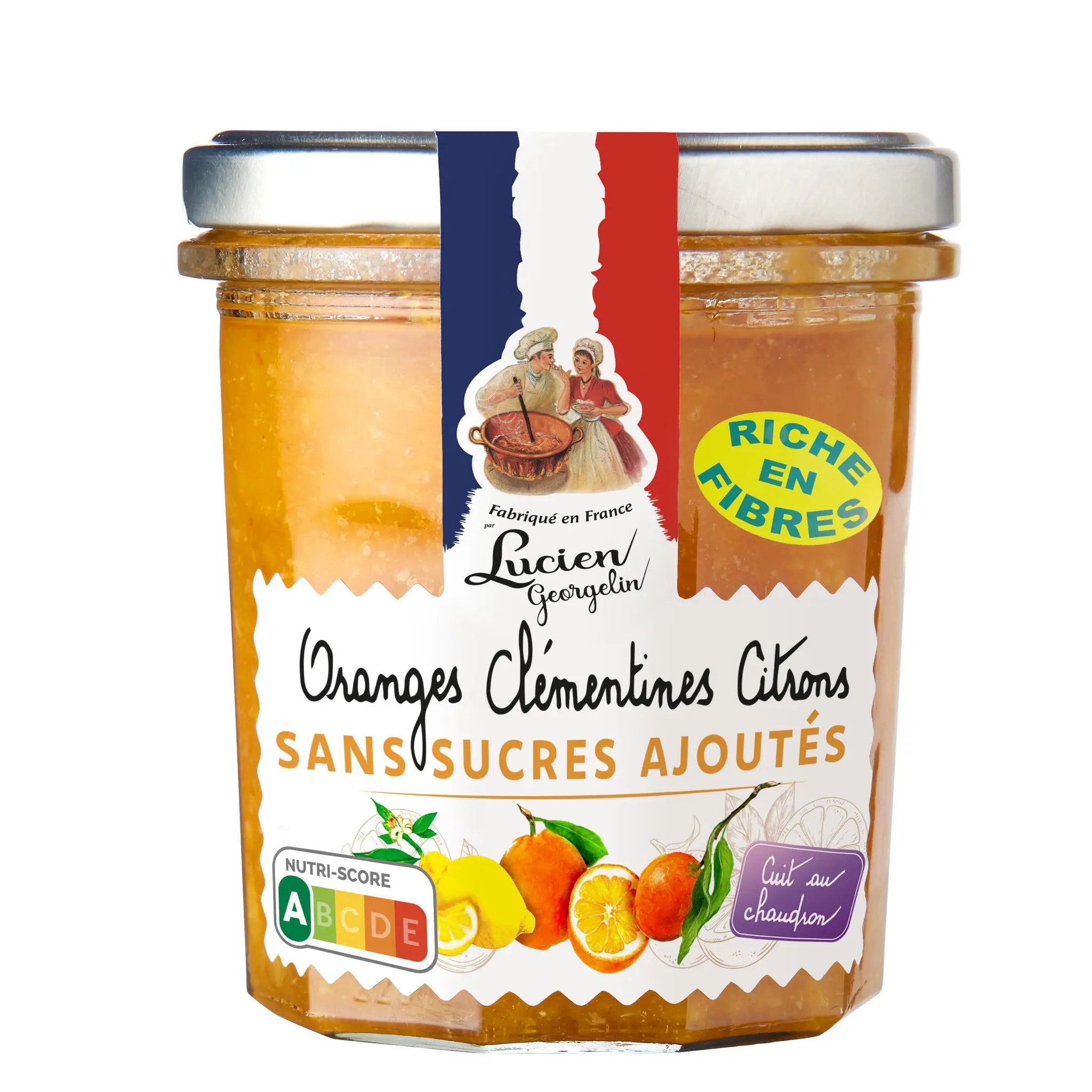 LES RECETTES CUITES AU CHAUDRON Préparation de fruits orange clémentine et citron sans sucres ajoutés