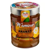 M'AMOUR Confiture ananas 50% de fruits au sucre de canne en bocal