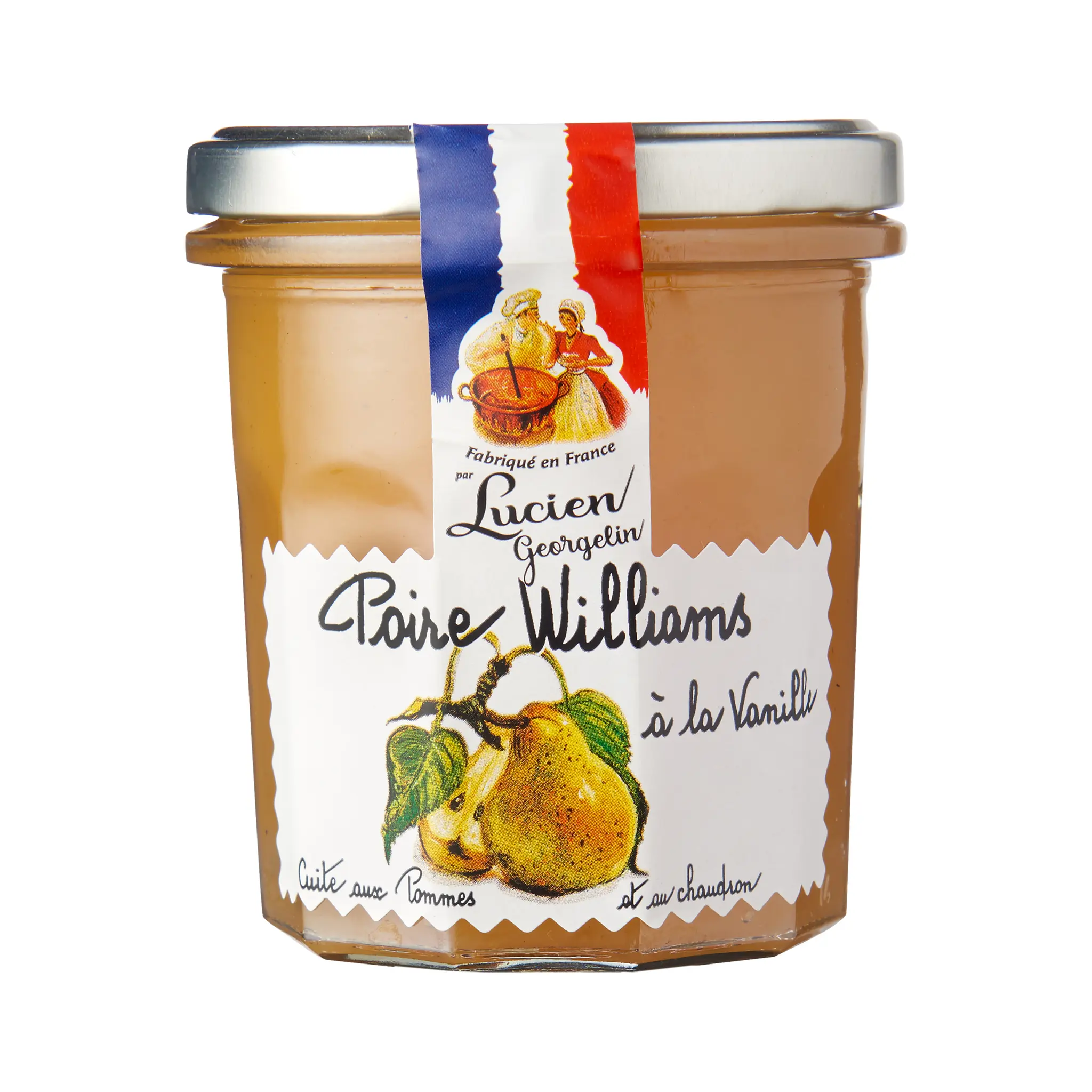 LUCIEN GEORGELIN Confiture de poires Williams à la vanille cuite aux pommes et au chaudron