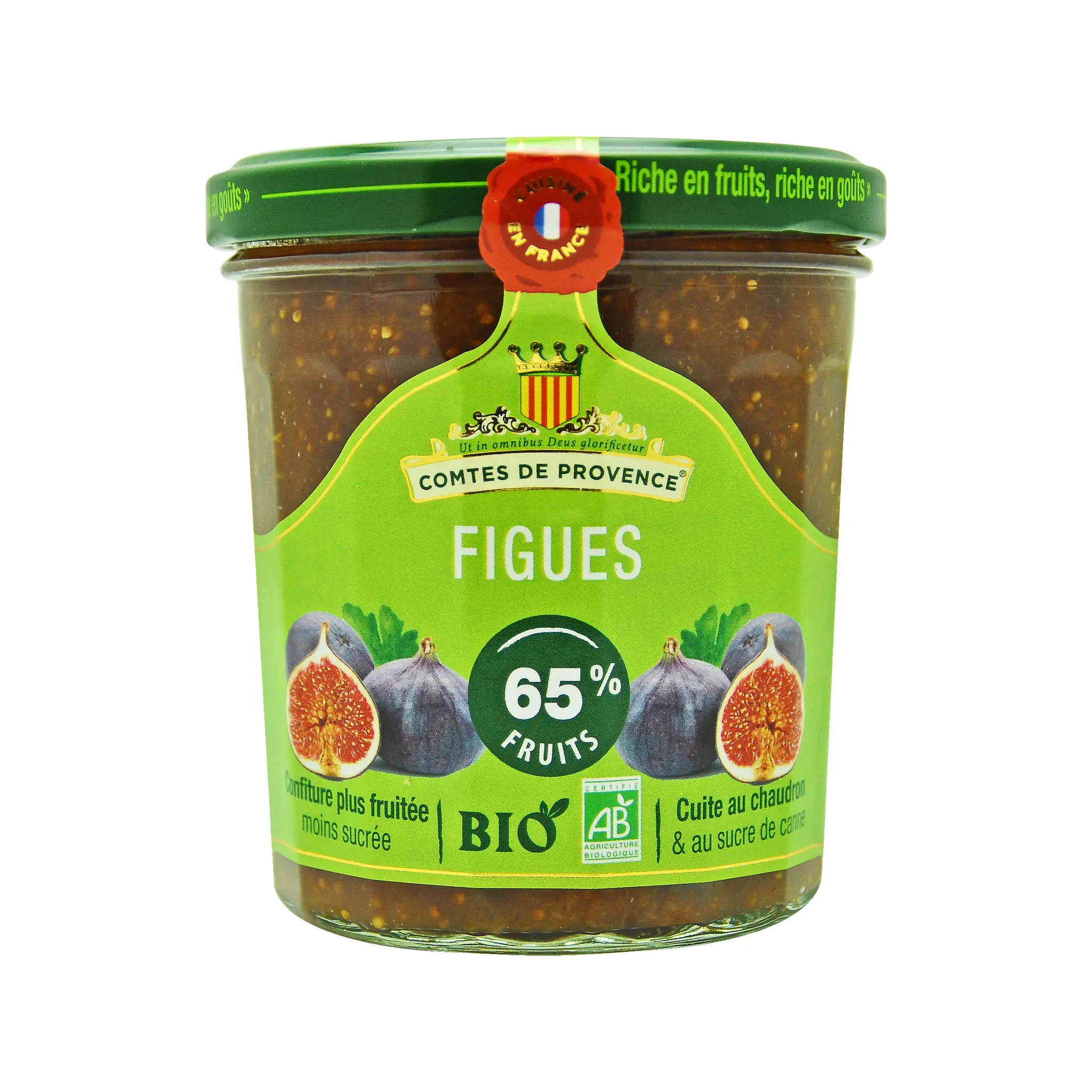 LES COMTES DE PROVENCE Confiture de figues bio