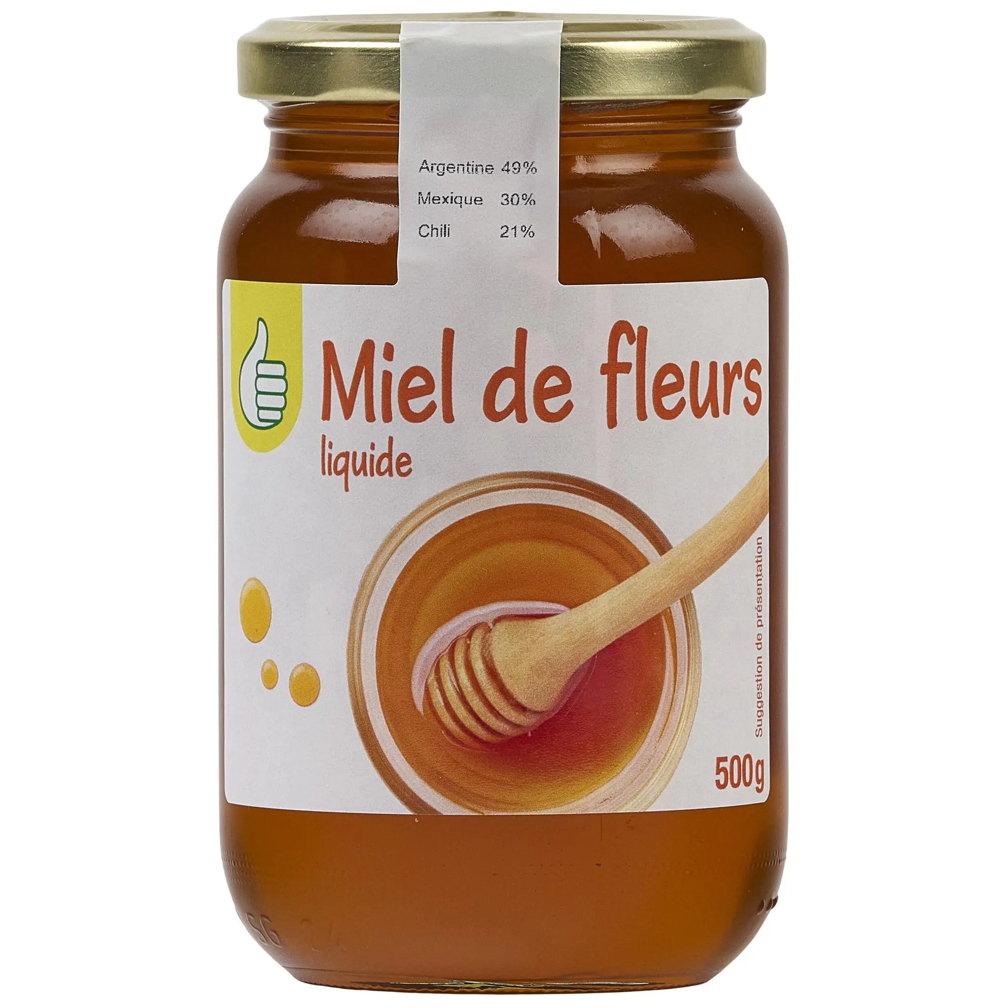 POUCE Miel de fleurs liquide