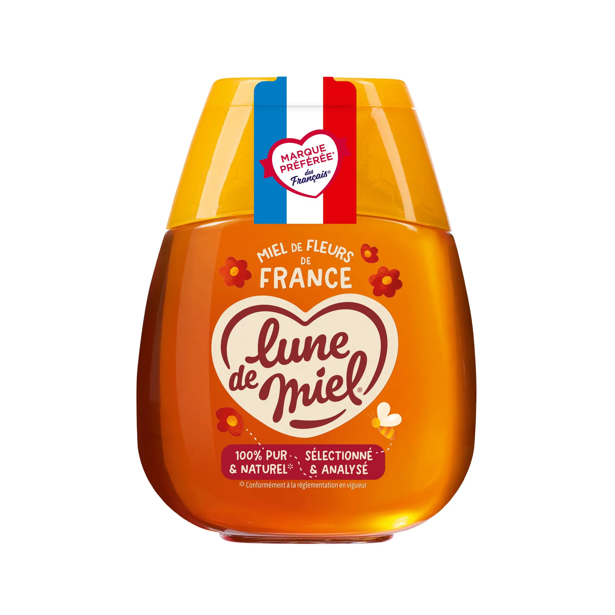 LUNE DE MIEL Miel liquide de France flacon souple