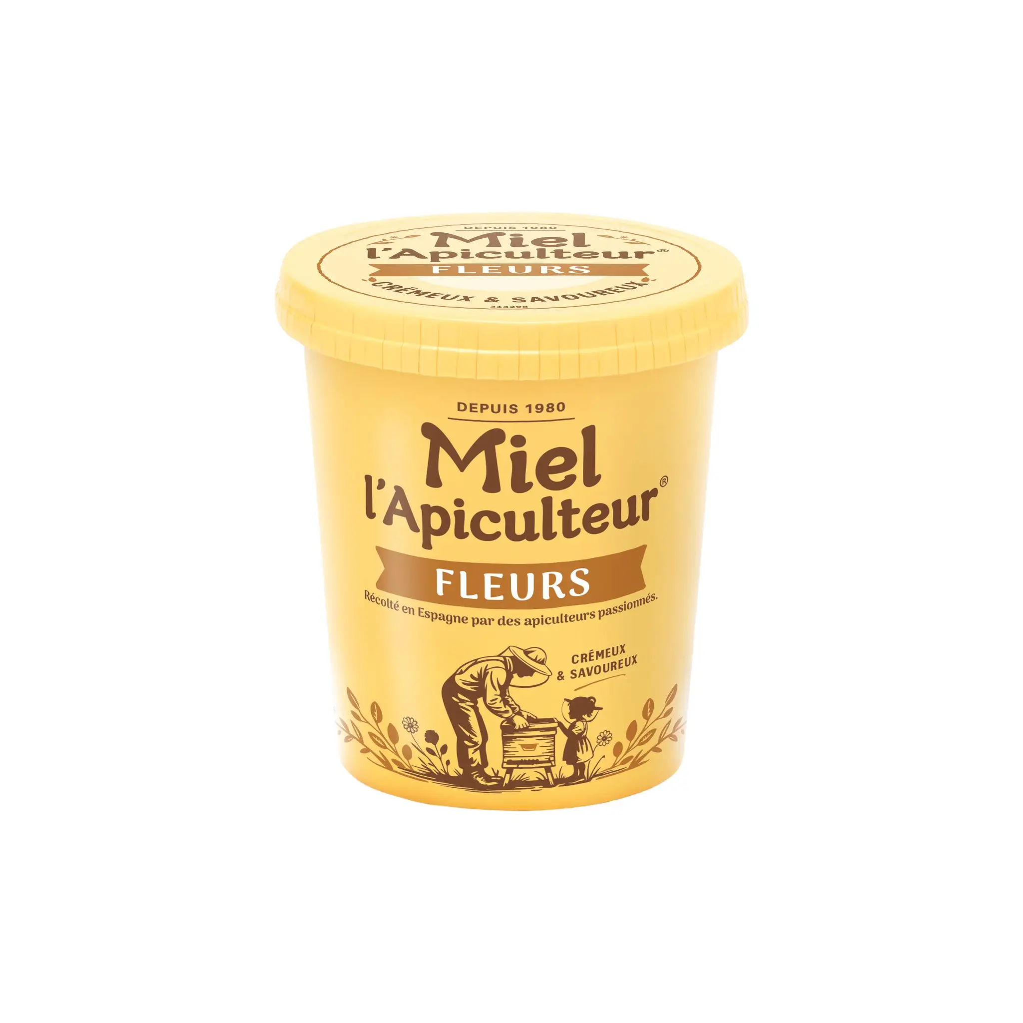 L'APICULTEUR Miel de fleurs crémeux en pot