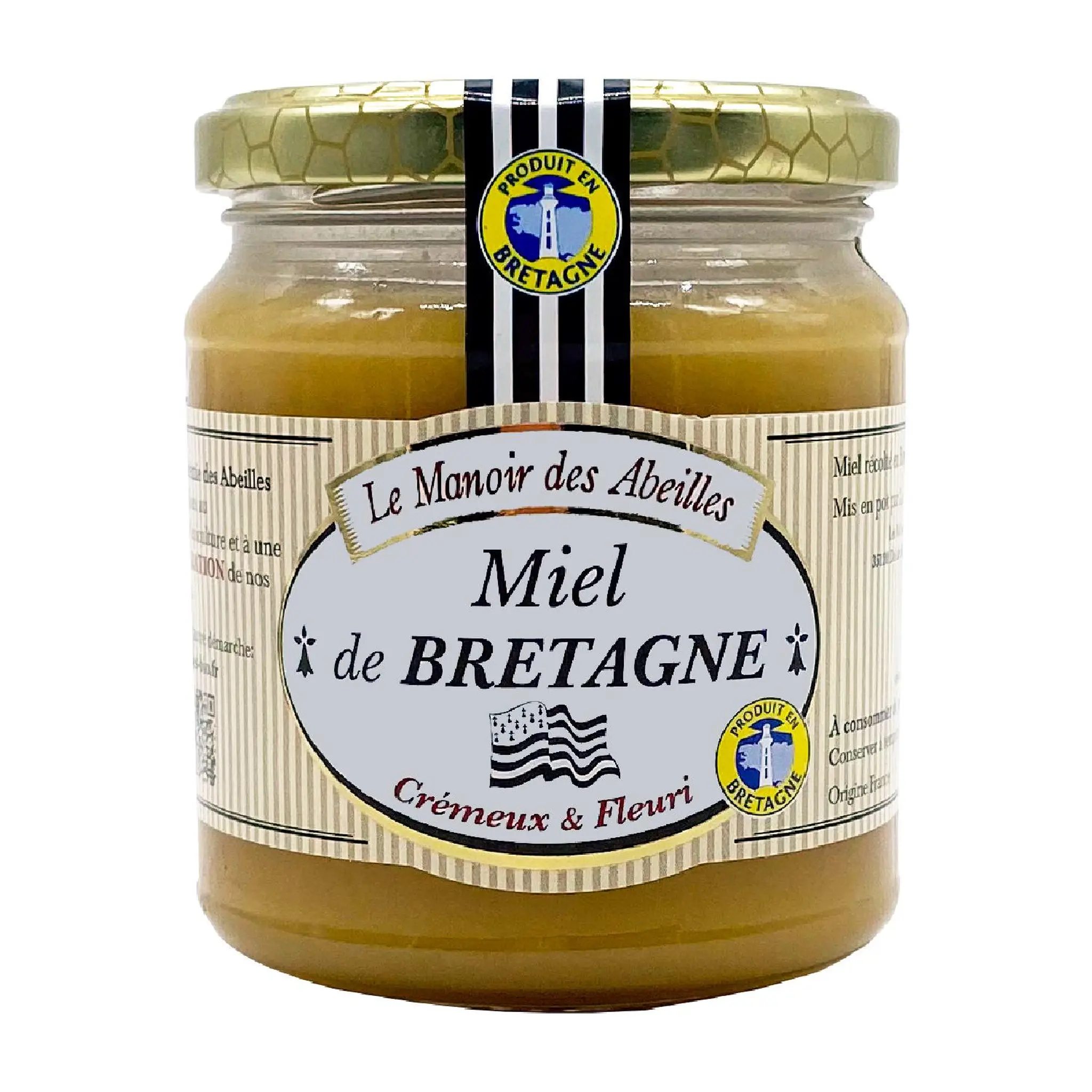 LE MANOIR DES ABEILLES Miel crémeux de Bretagne en pot