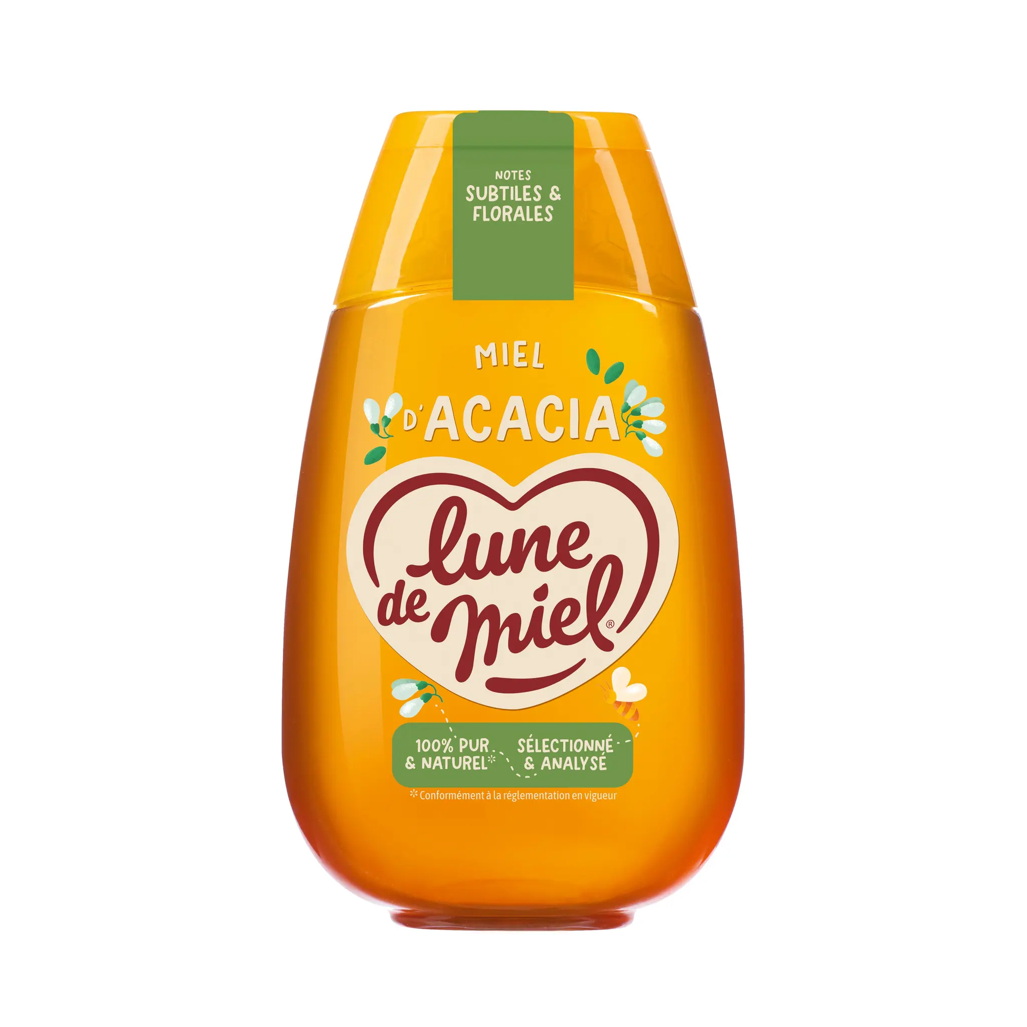 LUNE DE MIEL Miel d'acacia liquide en flacon doseur