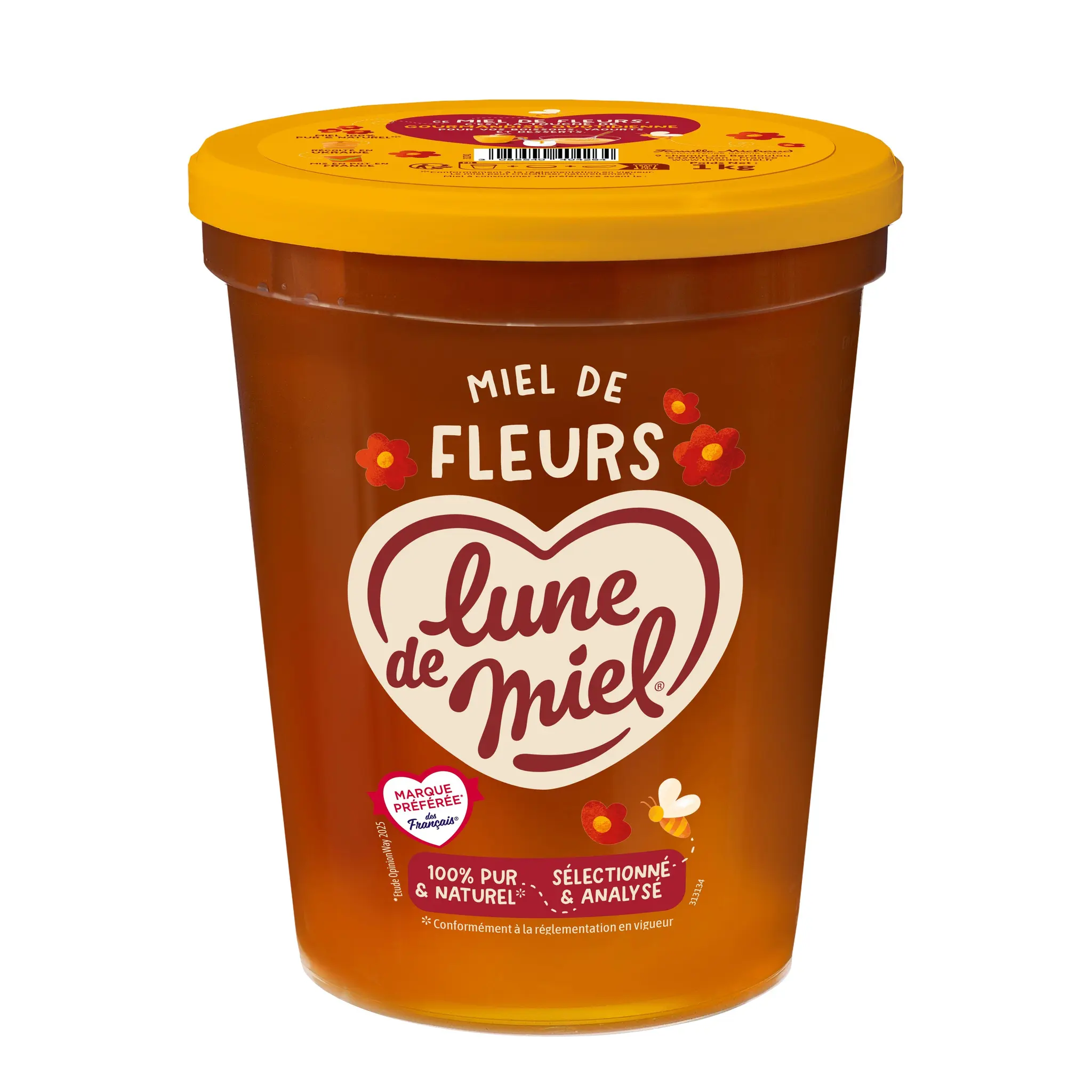 LUNE DE MIEL Miel de fleur liquide