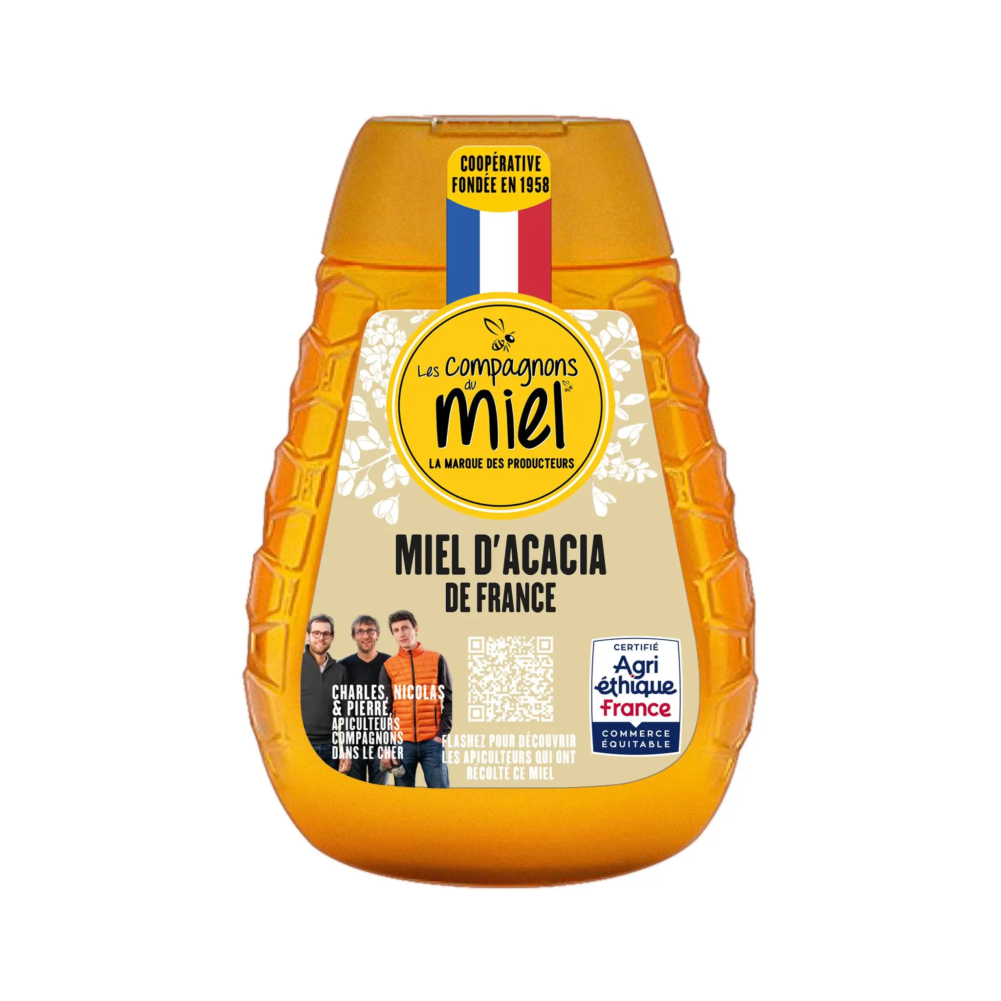 LES COMPAGNONS DU MIEL Miel d'acacia de France