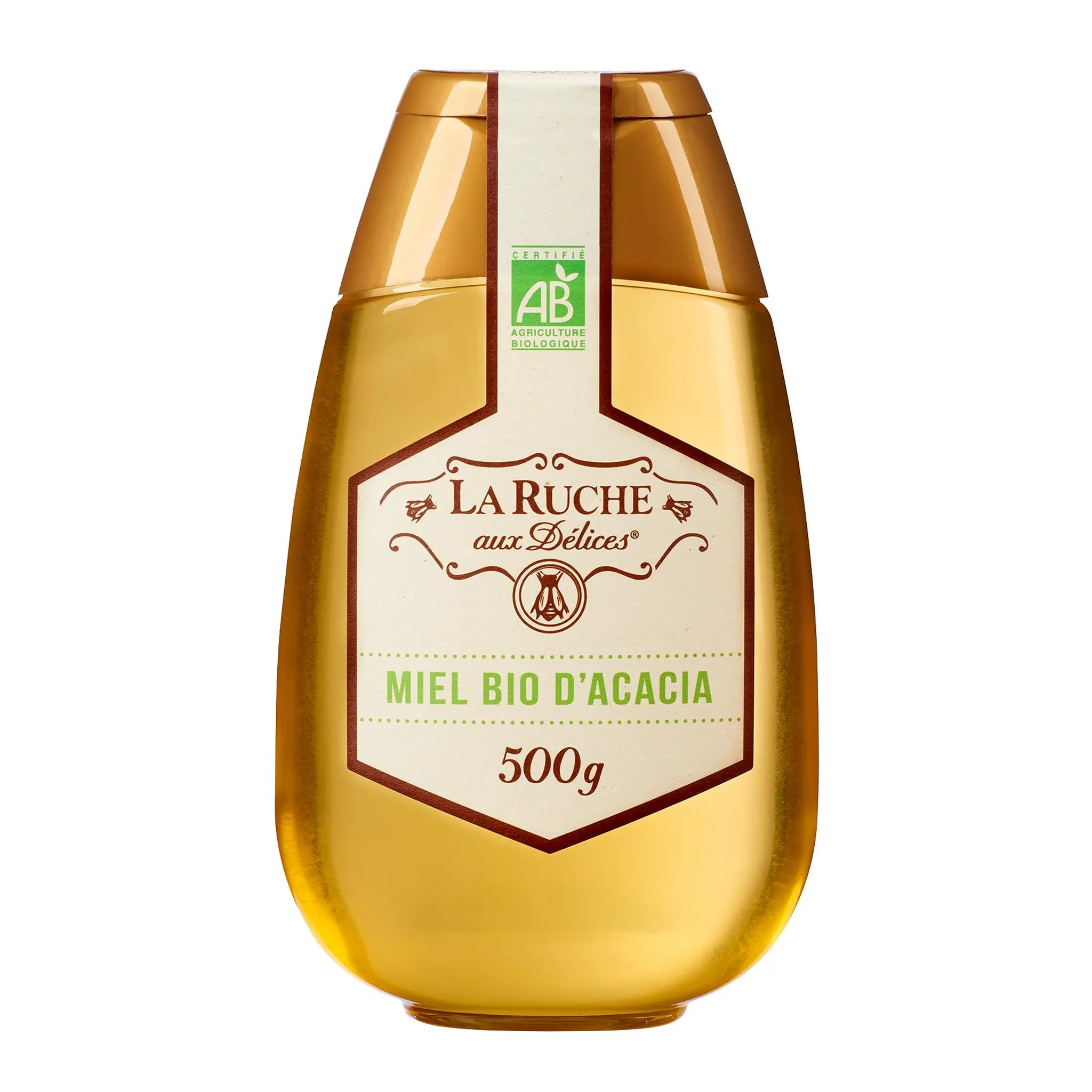LA RUCHE AUX DELICES Miel liquide d'Acacia bio