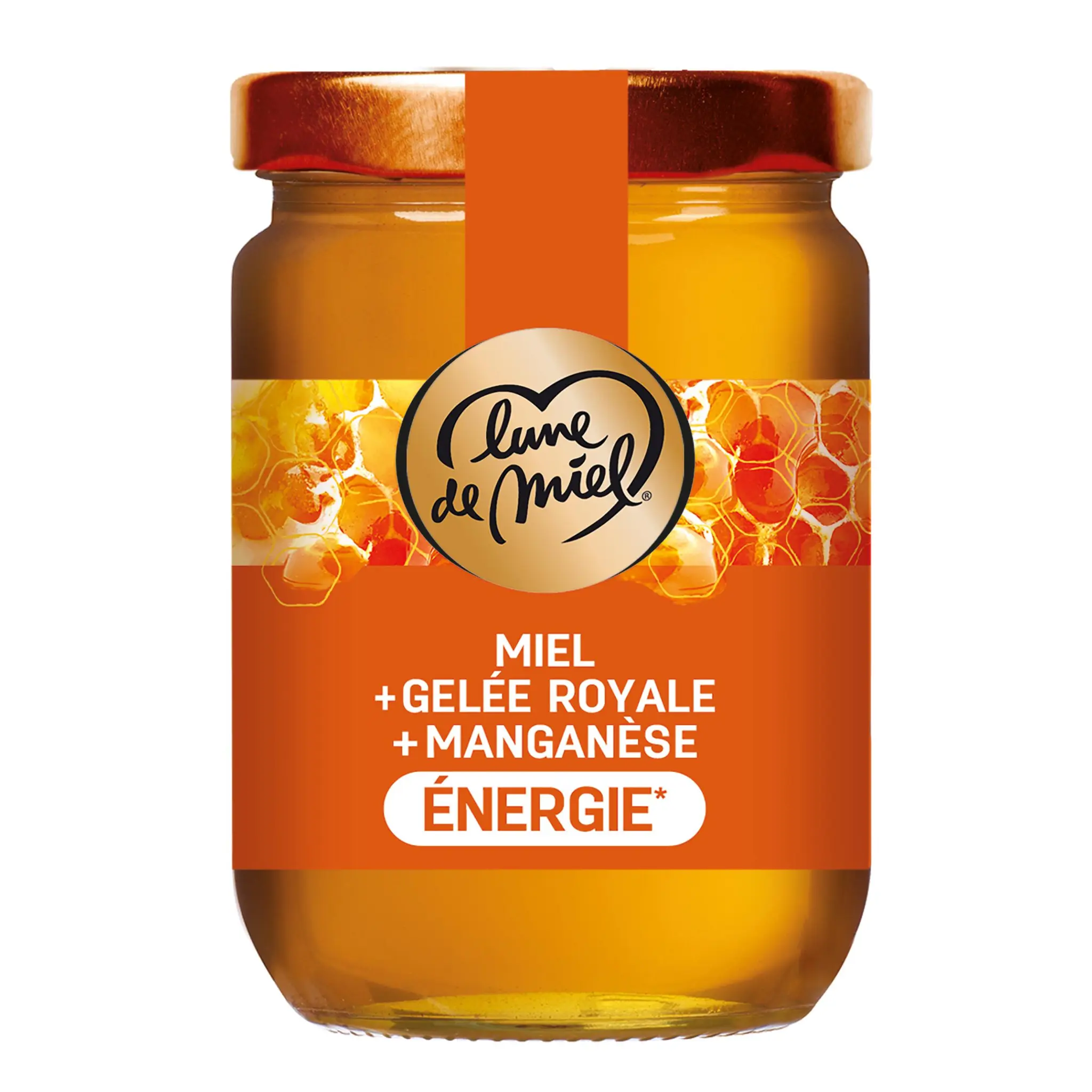 LUNE DE MIEL Miel de fleurs crémeux gelée royale et manganèse Energie