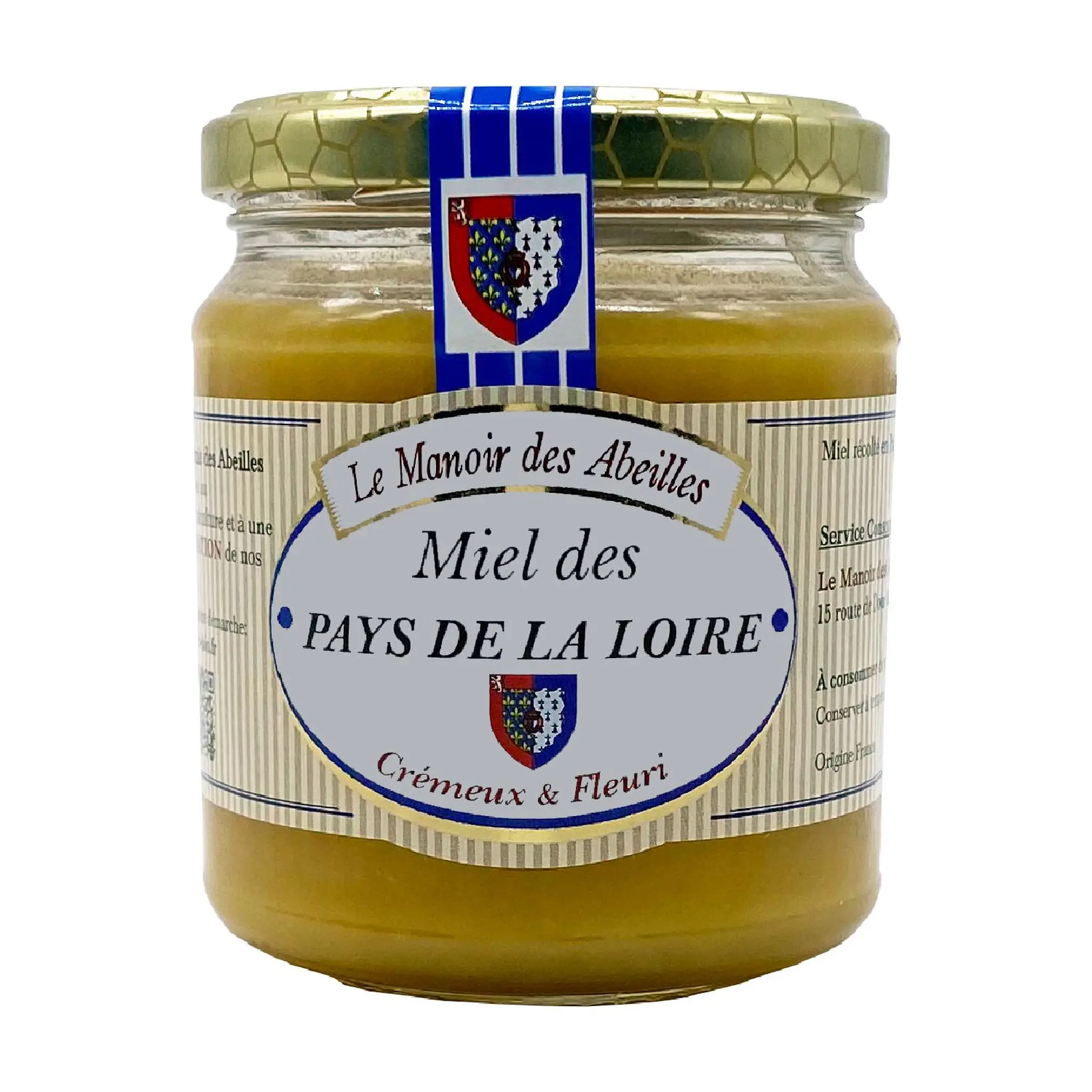 LE MANOIR DES ABEILLES Miel crémeux des Pays de la Loire en pot