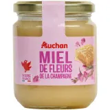 AUCHAN GOURMET CULTIVONS LE BON Miel de fleurs de la Champagne crémeux et légèrement fruité