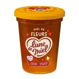 LUNE DE MIEL Miel de fleurs liquide en pot