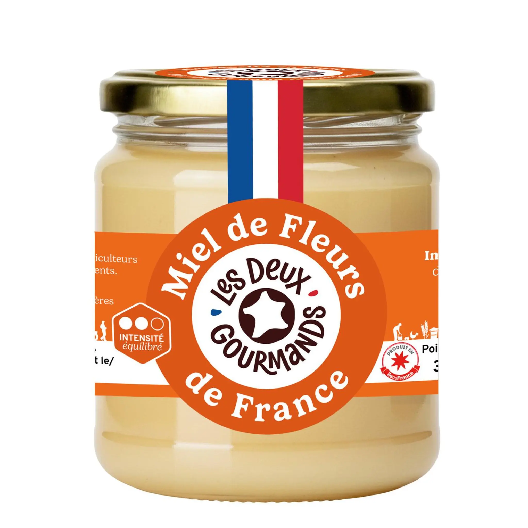 LES DEUX GOURMANDS Miel de fleurs doux et fleuri Ile de France