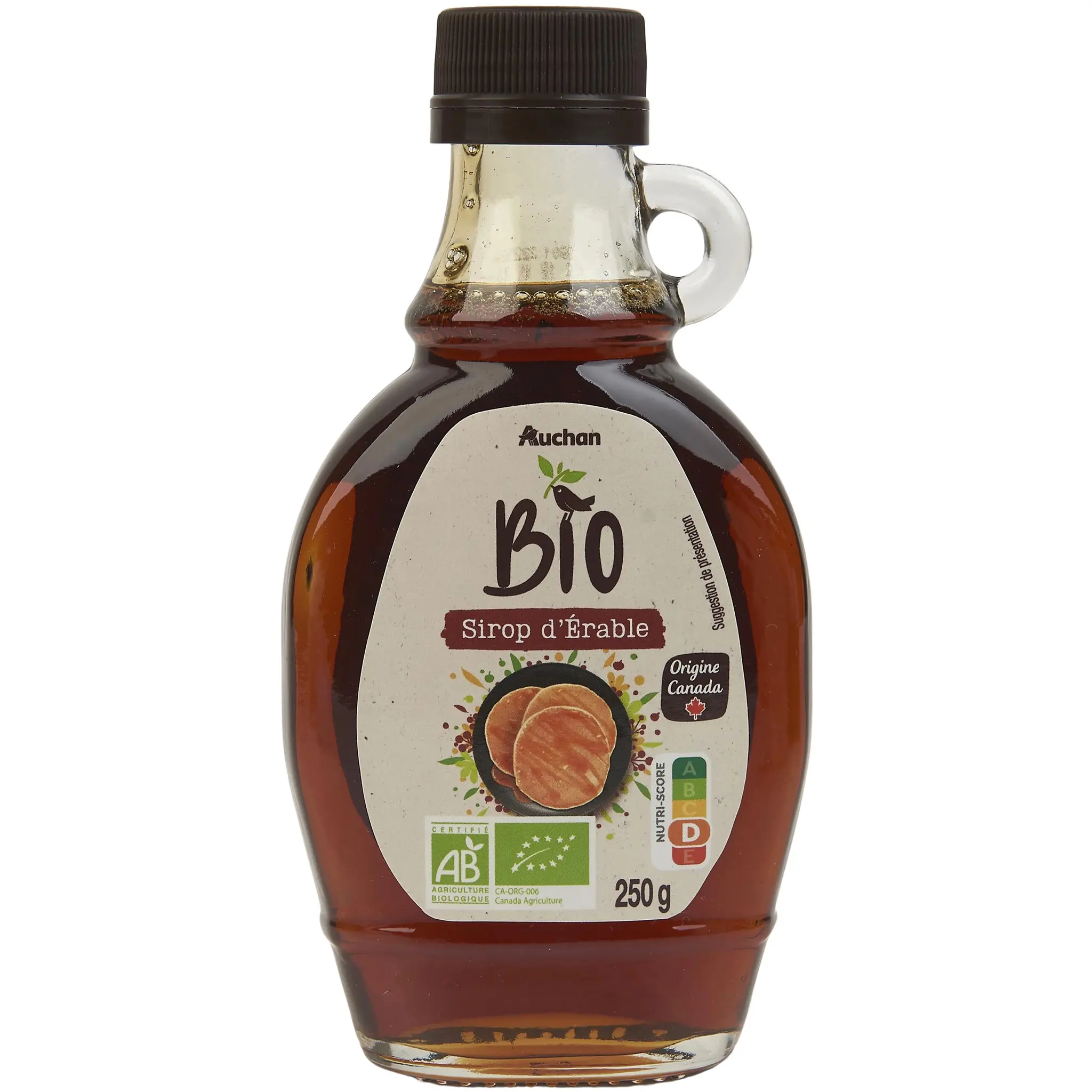 AUCHAN BIO Sirop d'érable bio origine Canada