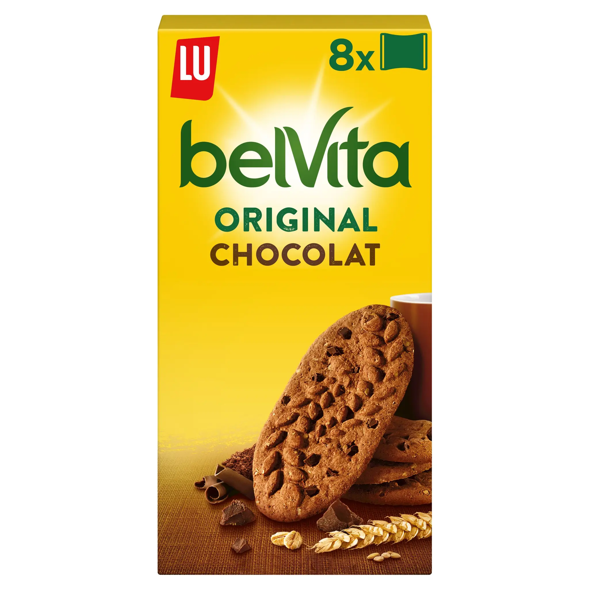 BELVITA Biscuits petit-déjeuner céréales au chocolat sachets fraîcheur