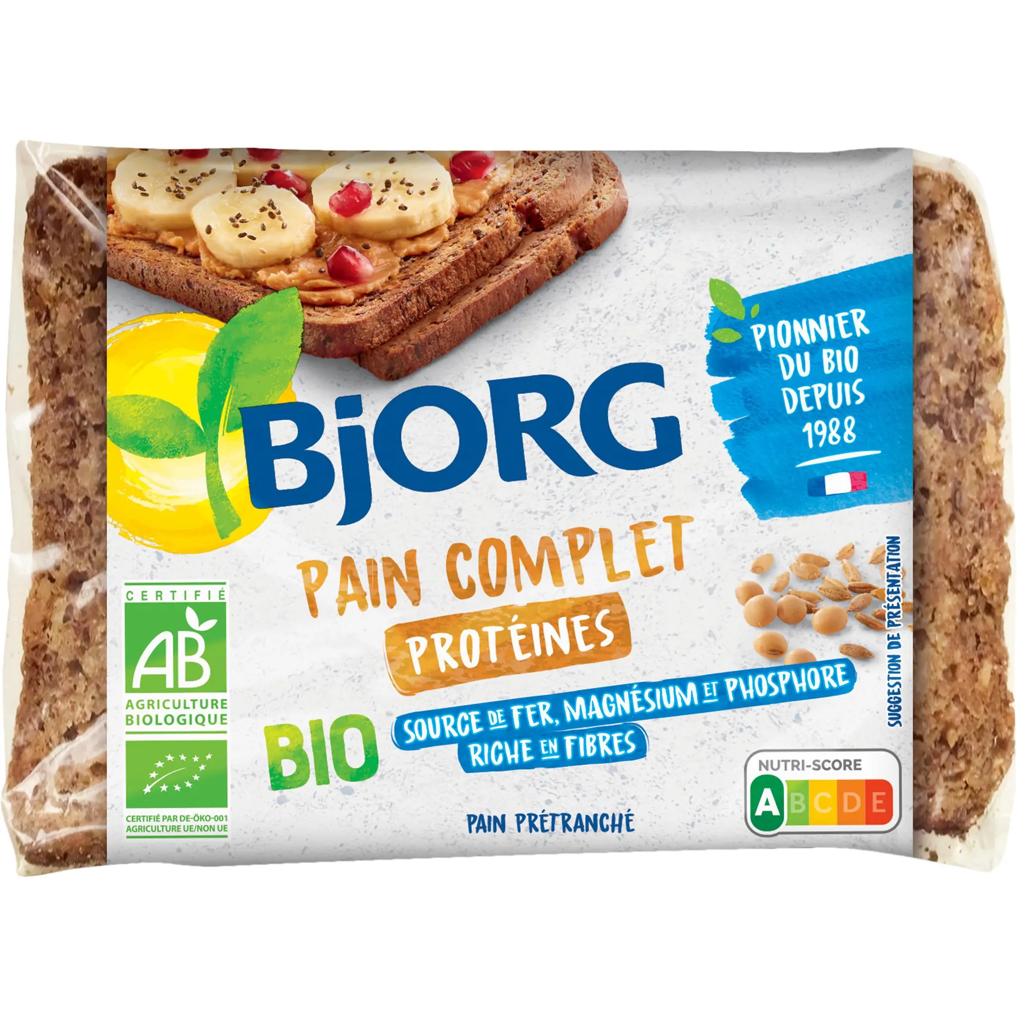 BJORG Pain complet protéinées bio