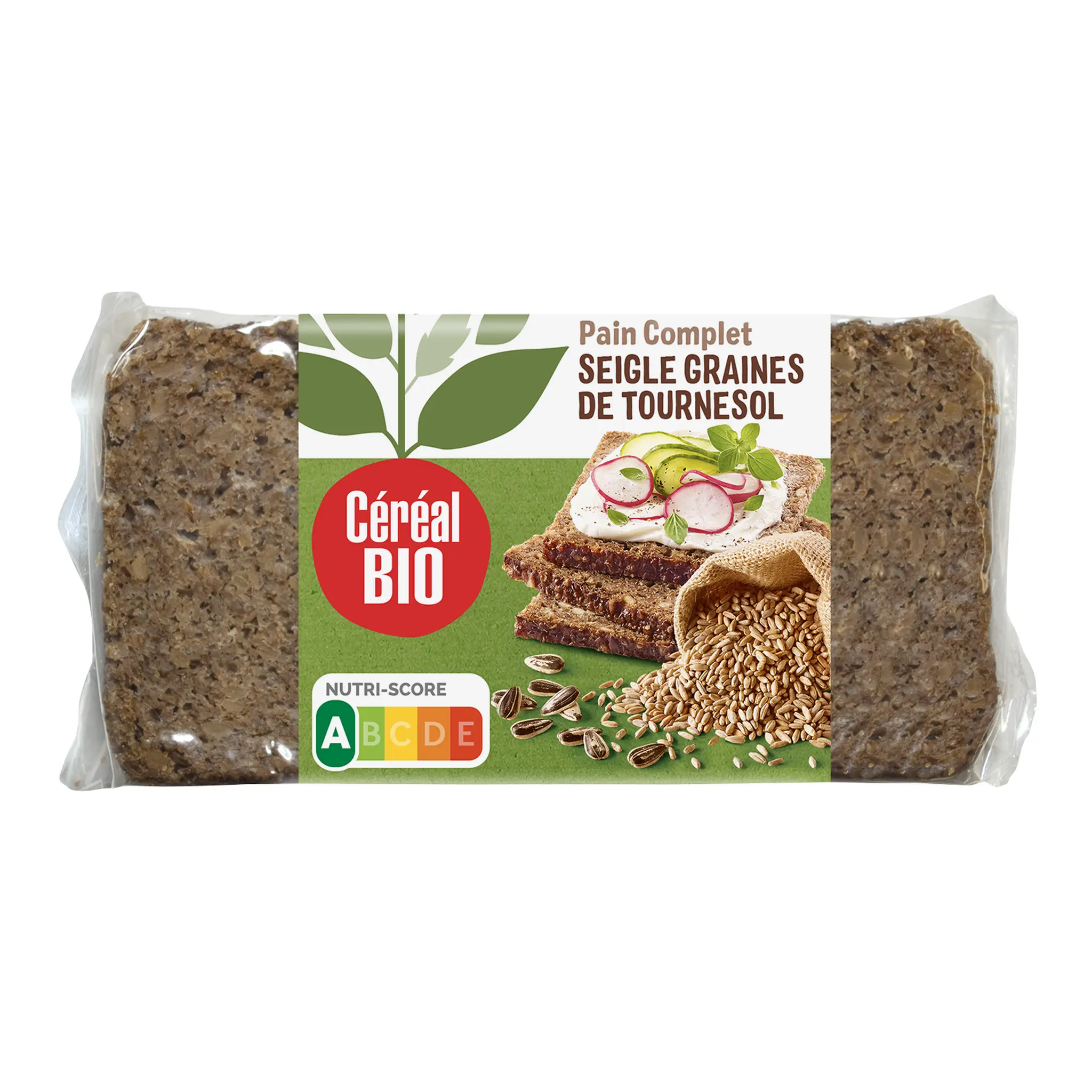 CÉRÉAL BIO Pain complet de seigle aux graines de tournsol