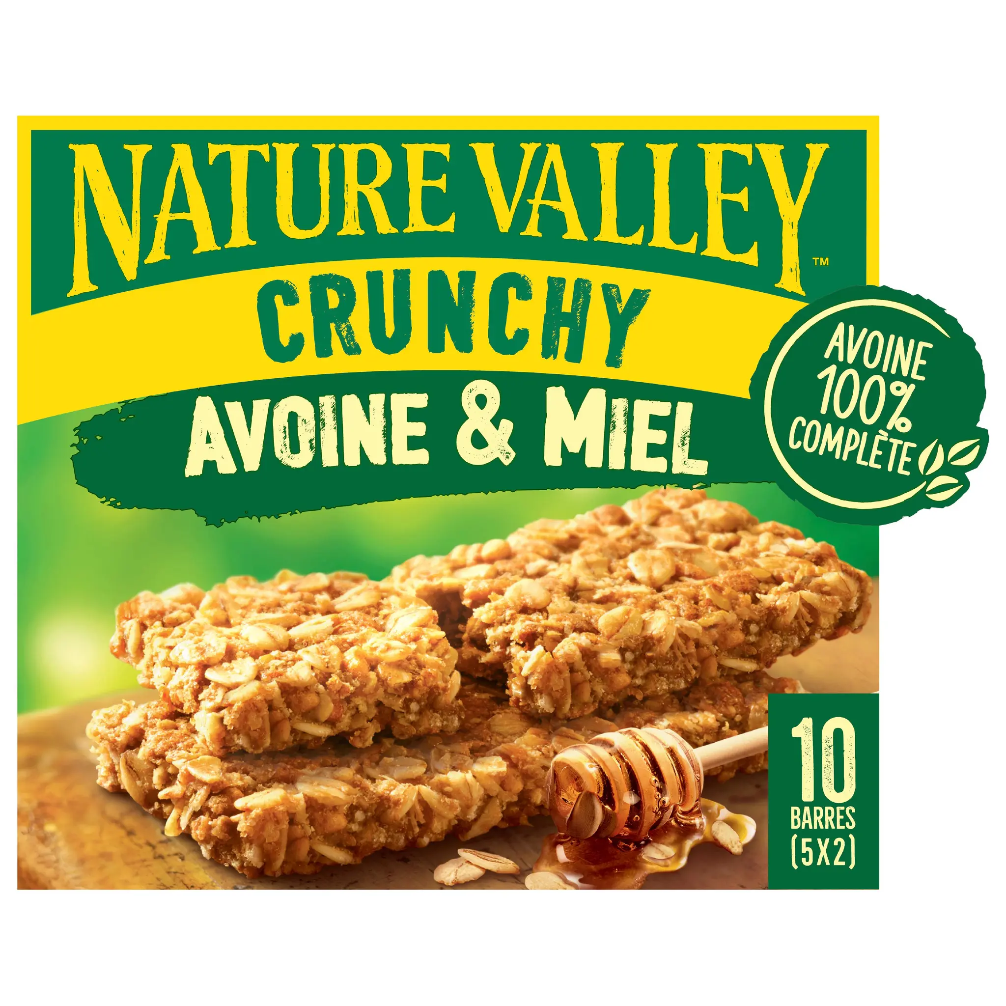 NATURE VALLEY Crunchy barres de céréales avoine et miel