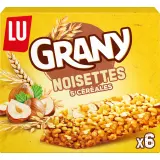 GRANY Barres de céréales aux noisettes et 5 céréales