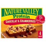 NATURE VALLEY Barres protéinées aux chocolat et cranberries sans gluten